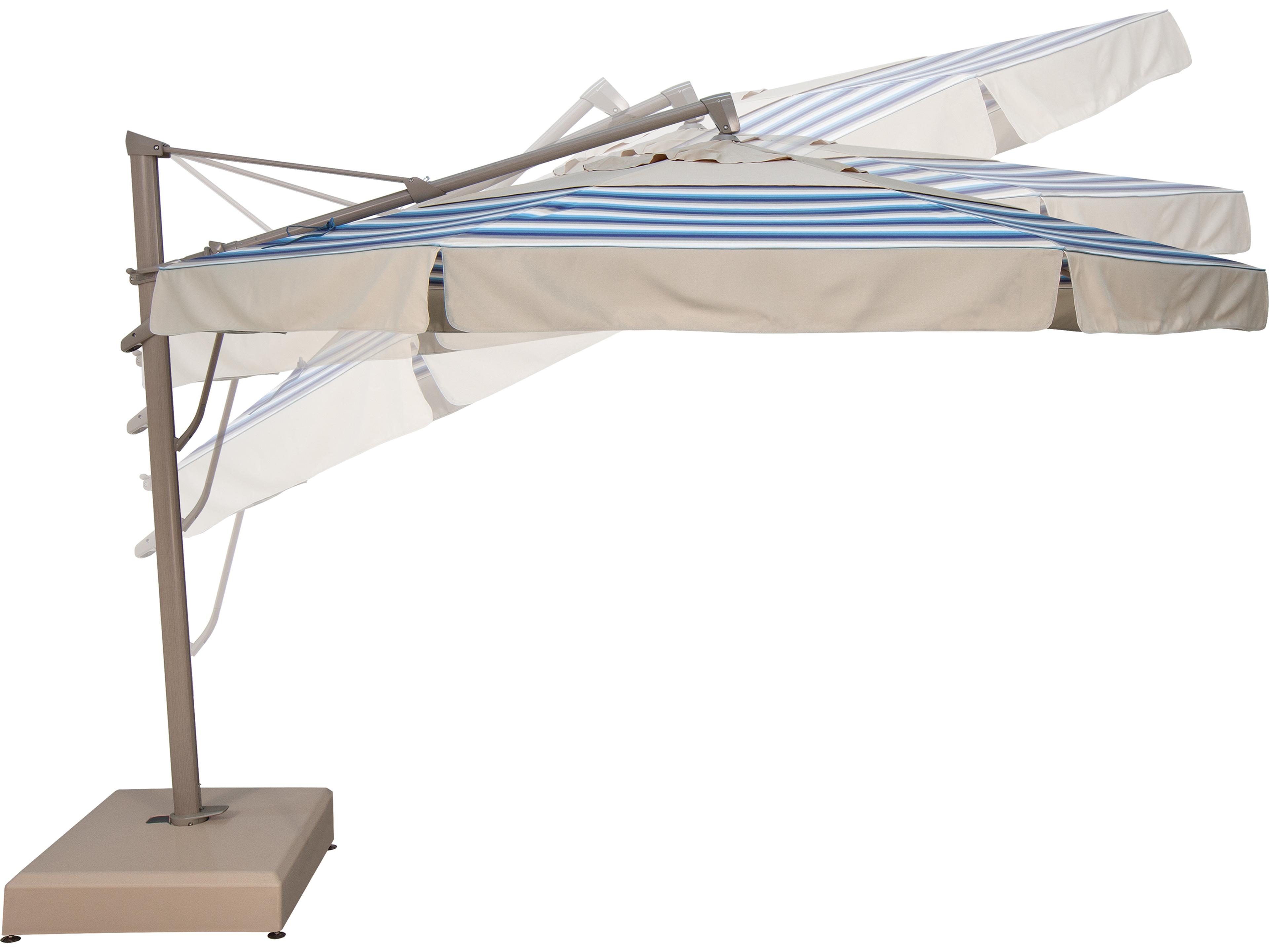 Treasure Garden Special Order Sunbrella AKZ PLUS 13 Foot Octagon Infinite Tilt and Lock Cantilever