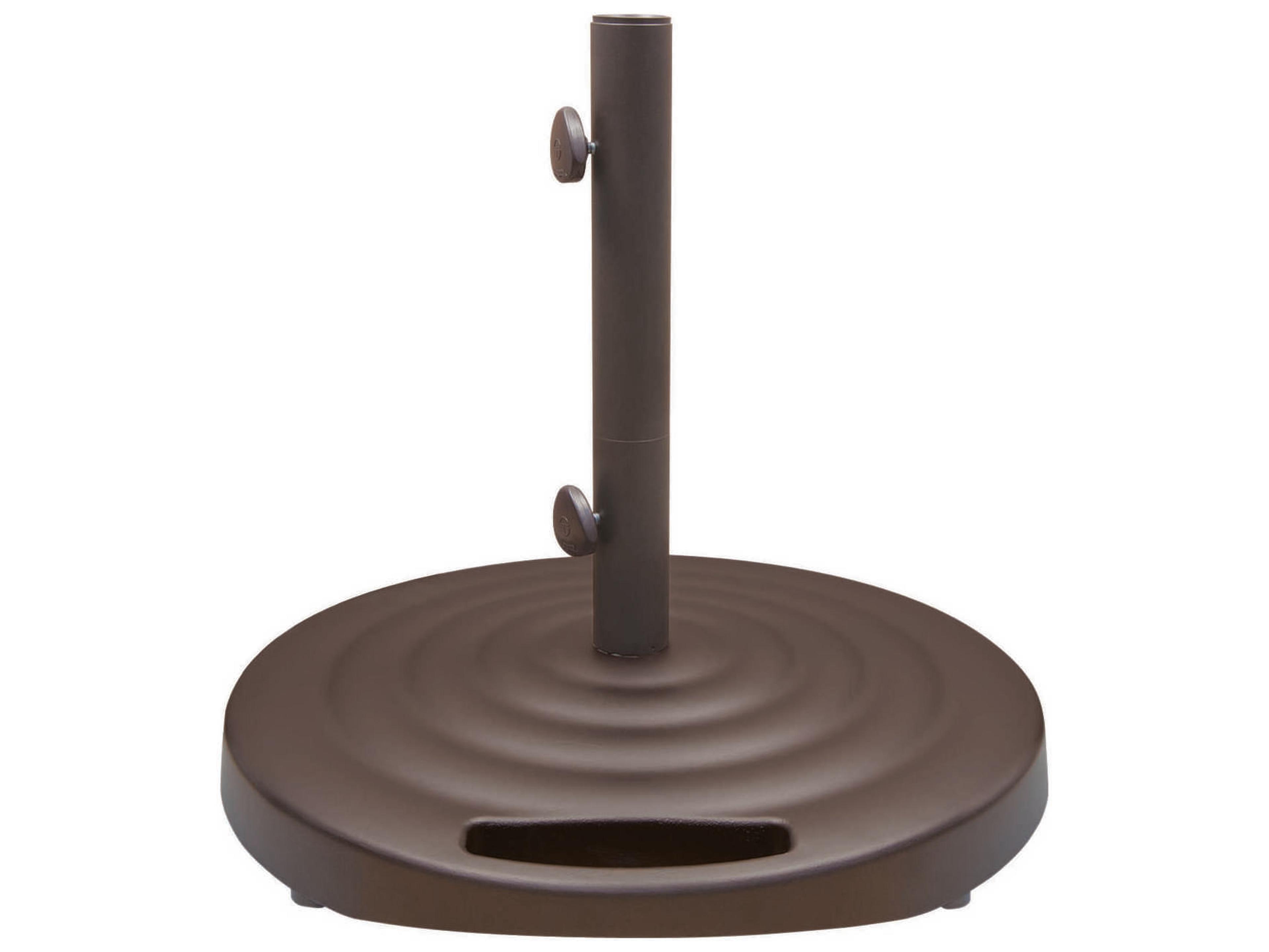 Treasure Garden 100lb Monaco Round Aluminum Base With Wheels And Handle