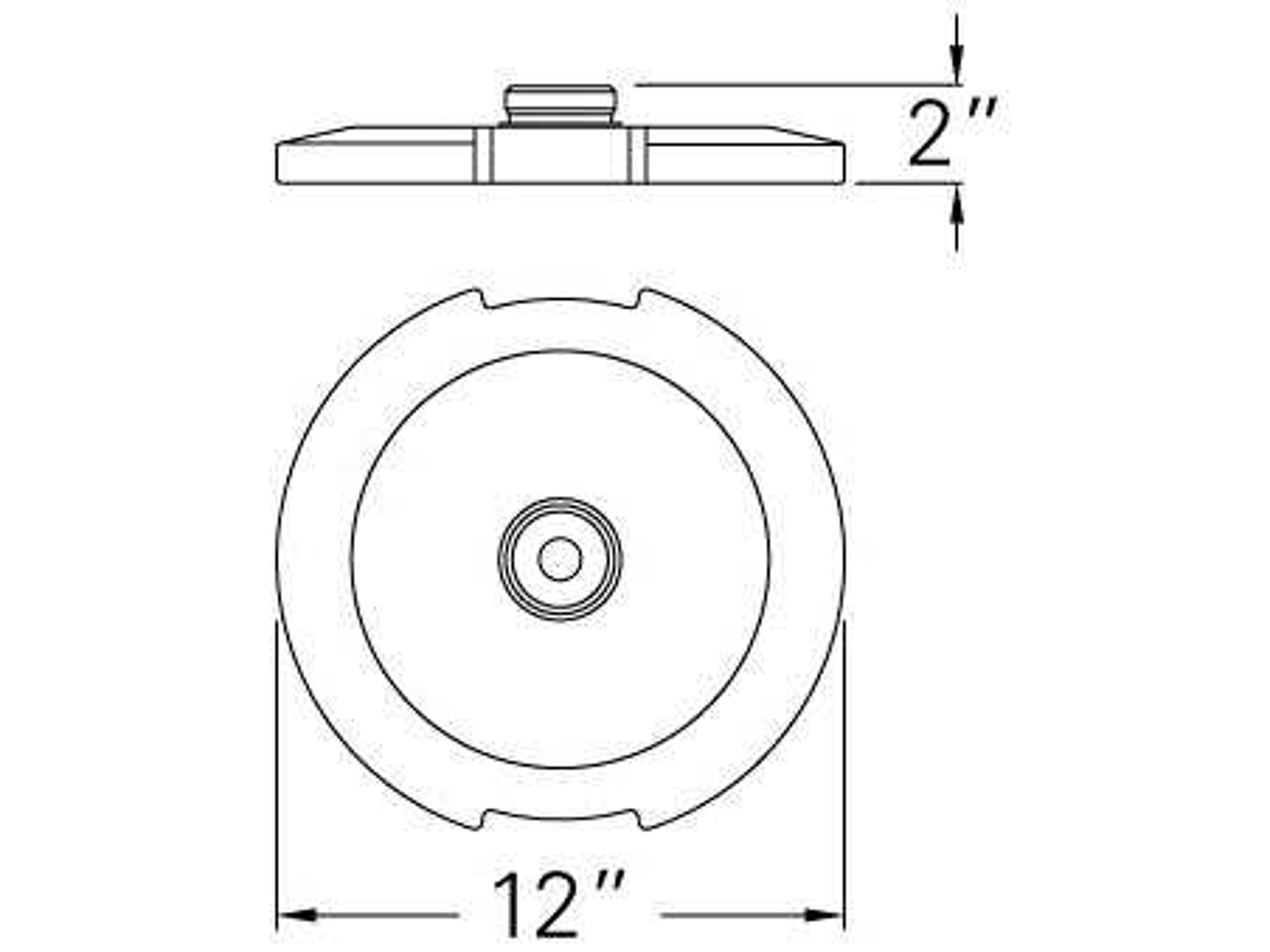 Treasure Garden Cast Iron Aluminum Umbrella 30 lb. Add-On Weight to 50 lb. or 80 lb. Umbrella Bases.