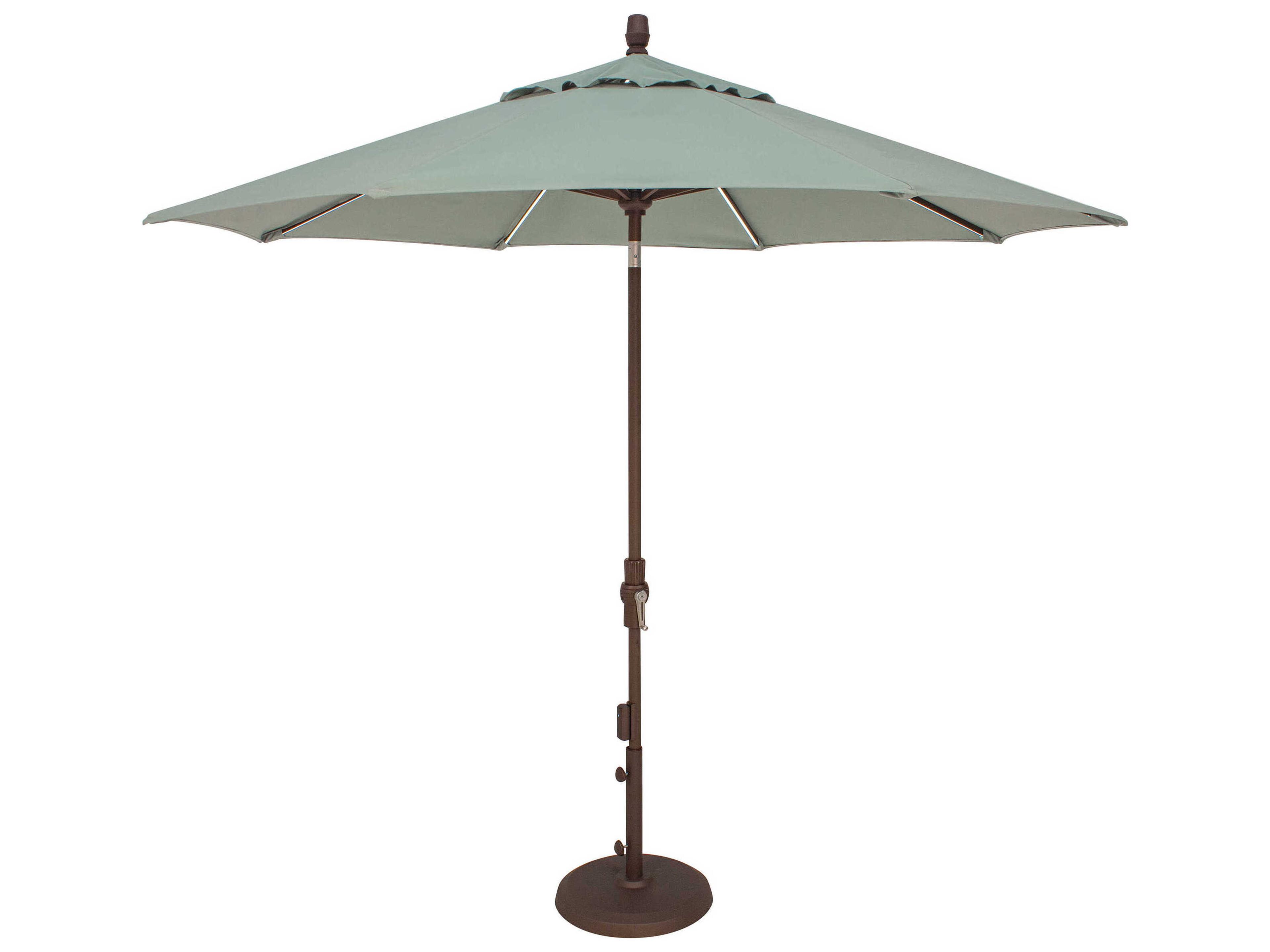 Treasure Garden Special Order Sunbrella 9 Foot Starlux Collar Tilt Patio Umbrella