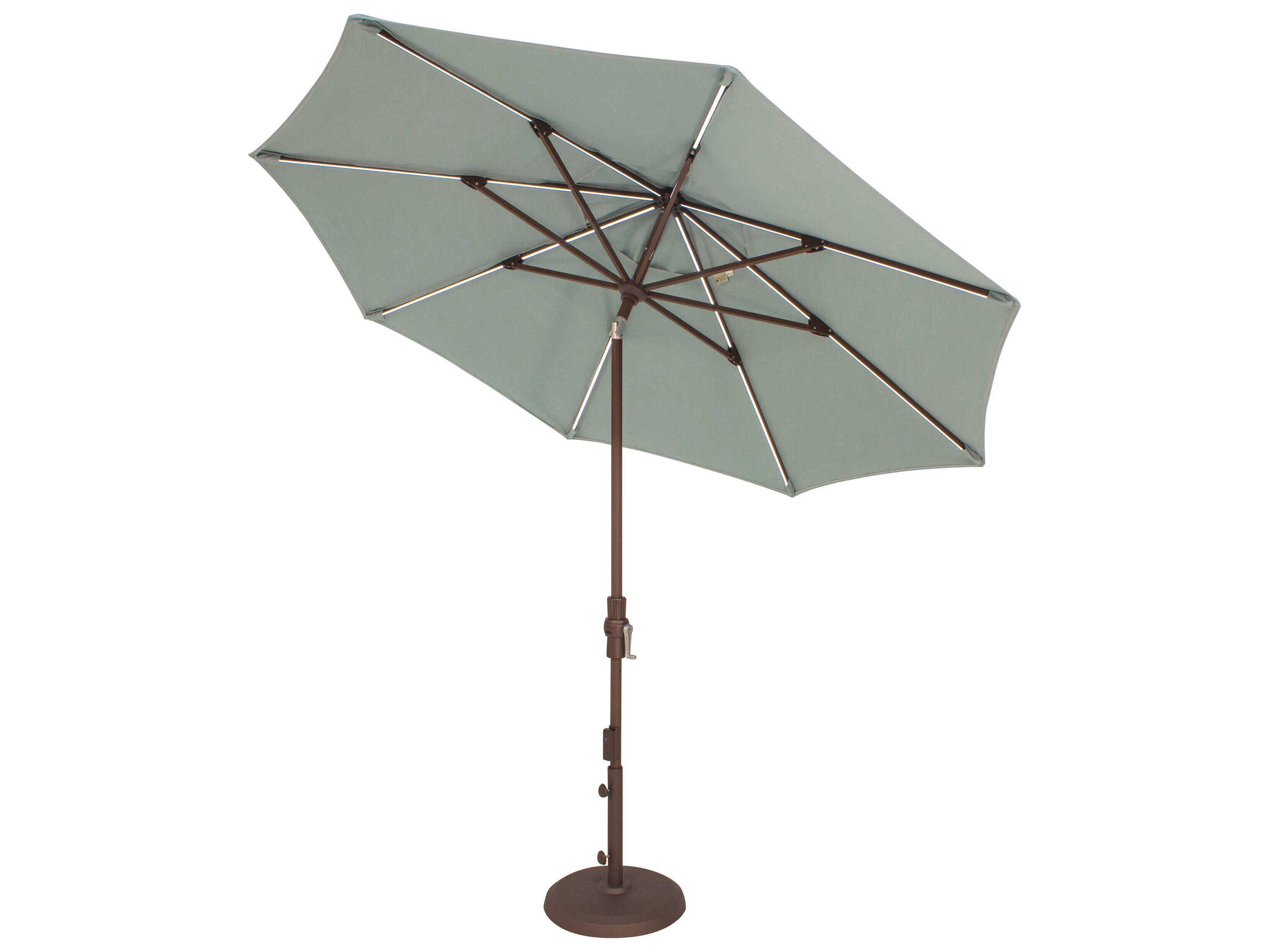 Treasure Garden QuickShip 9 Foot Starlux Octagon Crank Lift Collar Tilt Outdoor Umbrella