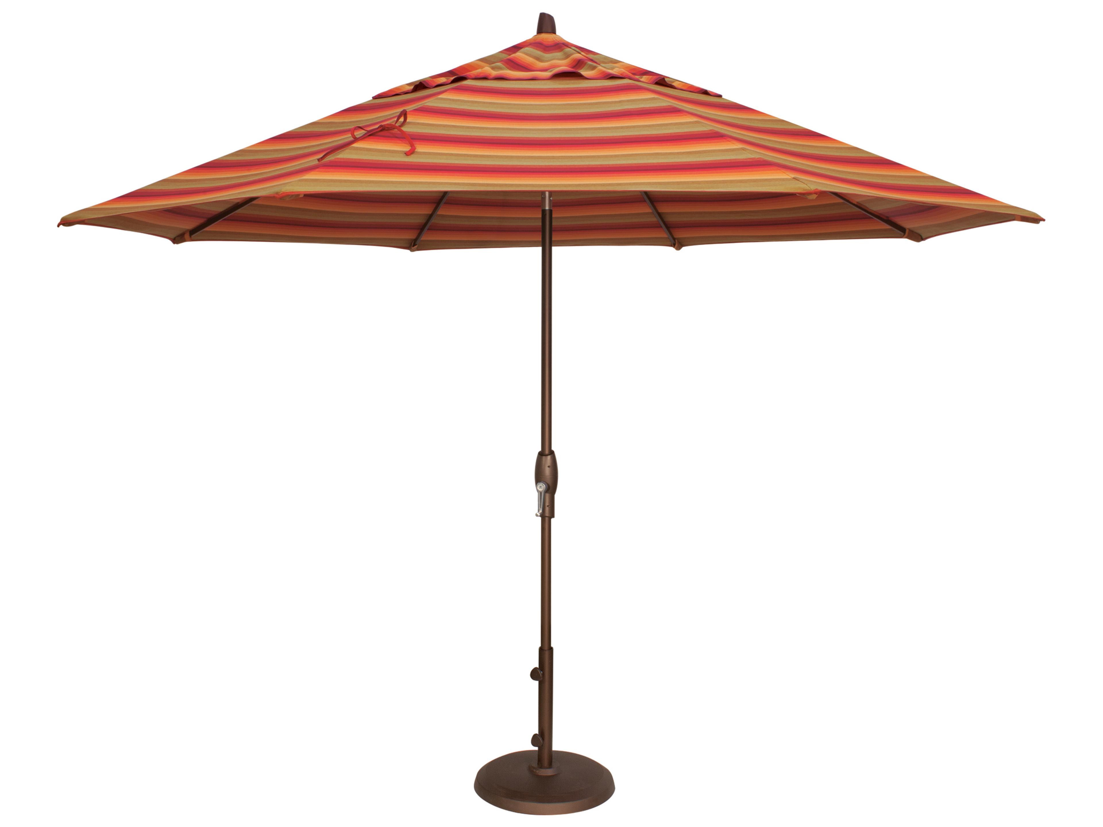 Treasure Garden Special Order Sunbrella Market Aluminum 11 Foot Octagon Auto Tilt Crank Lift Outdoor Patio Umbrella