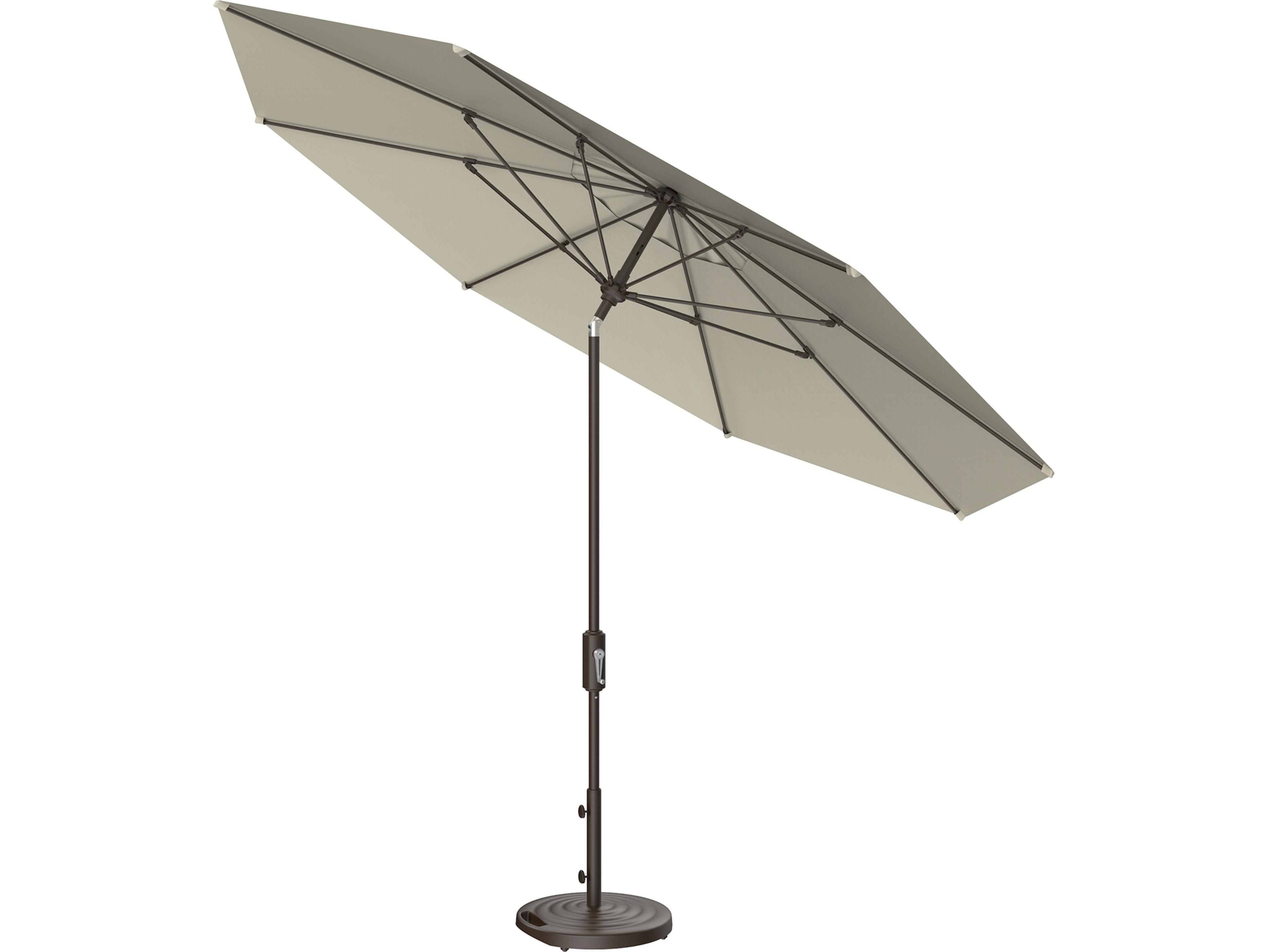 Treasure Garden Market Aluminum Flex 11' Octagon Crank Lift Umbrella