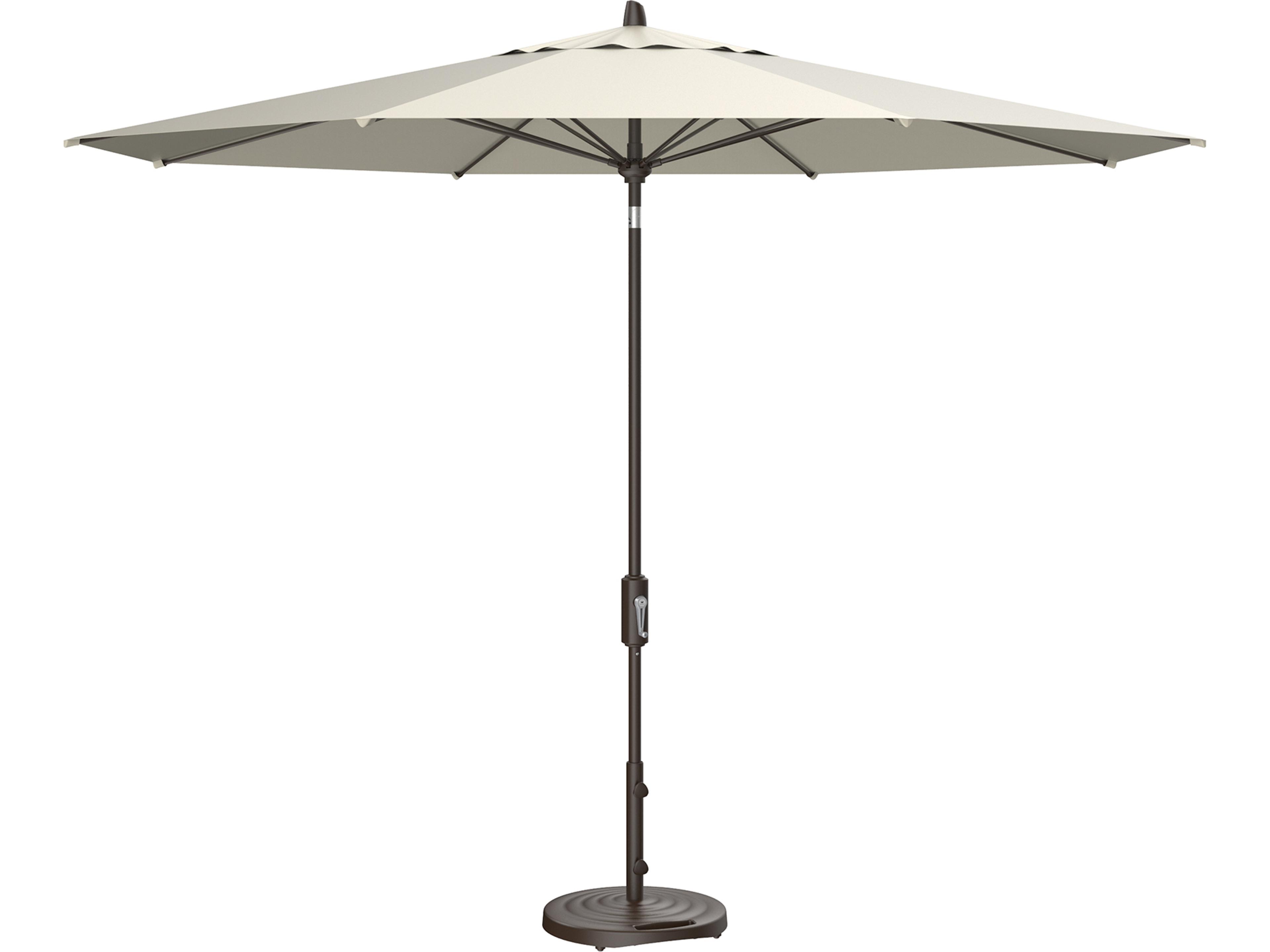 Treasure Garden Special Order Sunbrella Flex Market Aluminum Flex 11' Octagon Crank Lift Umbrella