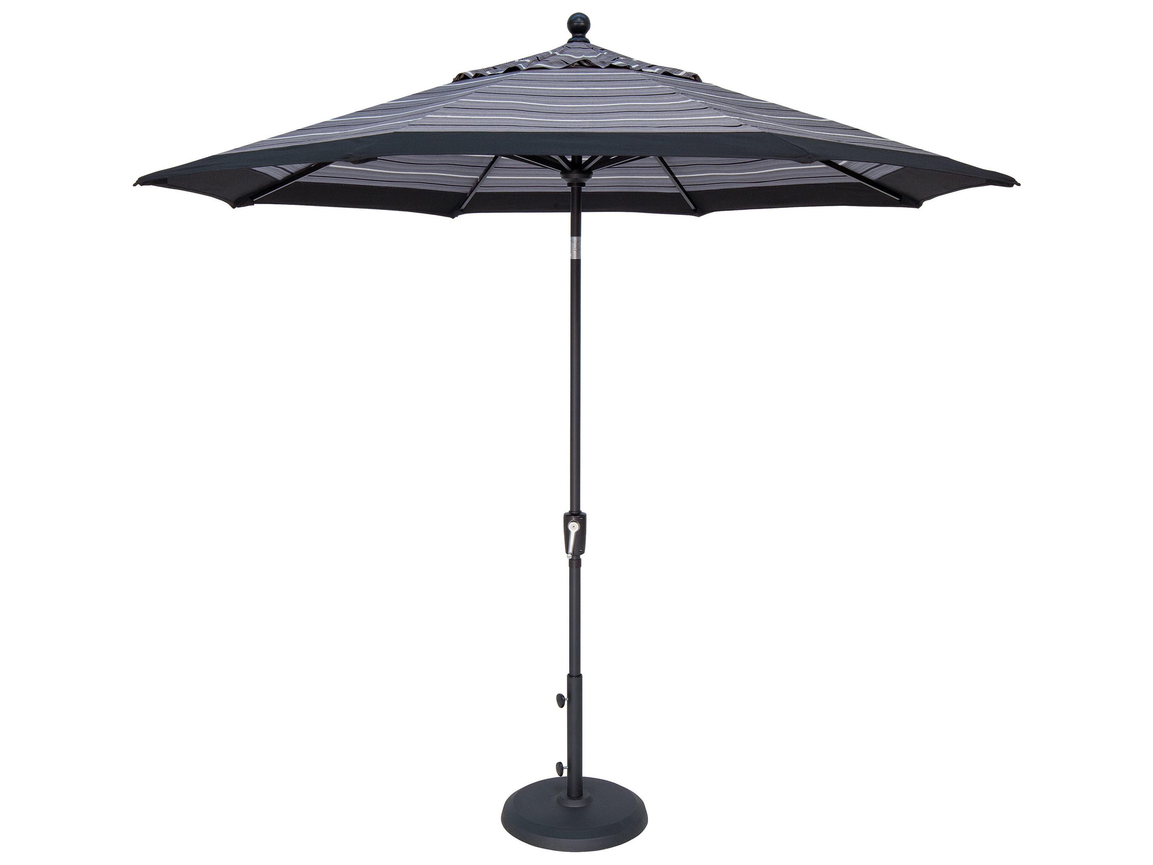Treasure Garden Special Order Sunbrella Market Aluminum 9 Foot Crank Lift Push Button Tilt Patio Umbrella