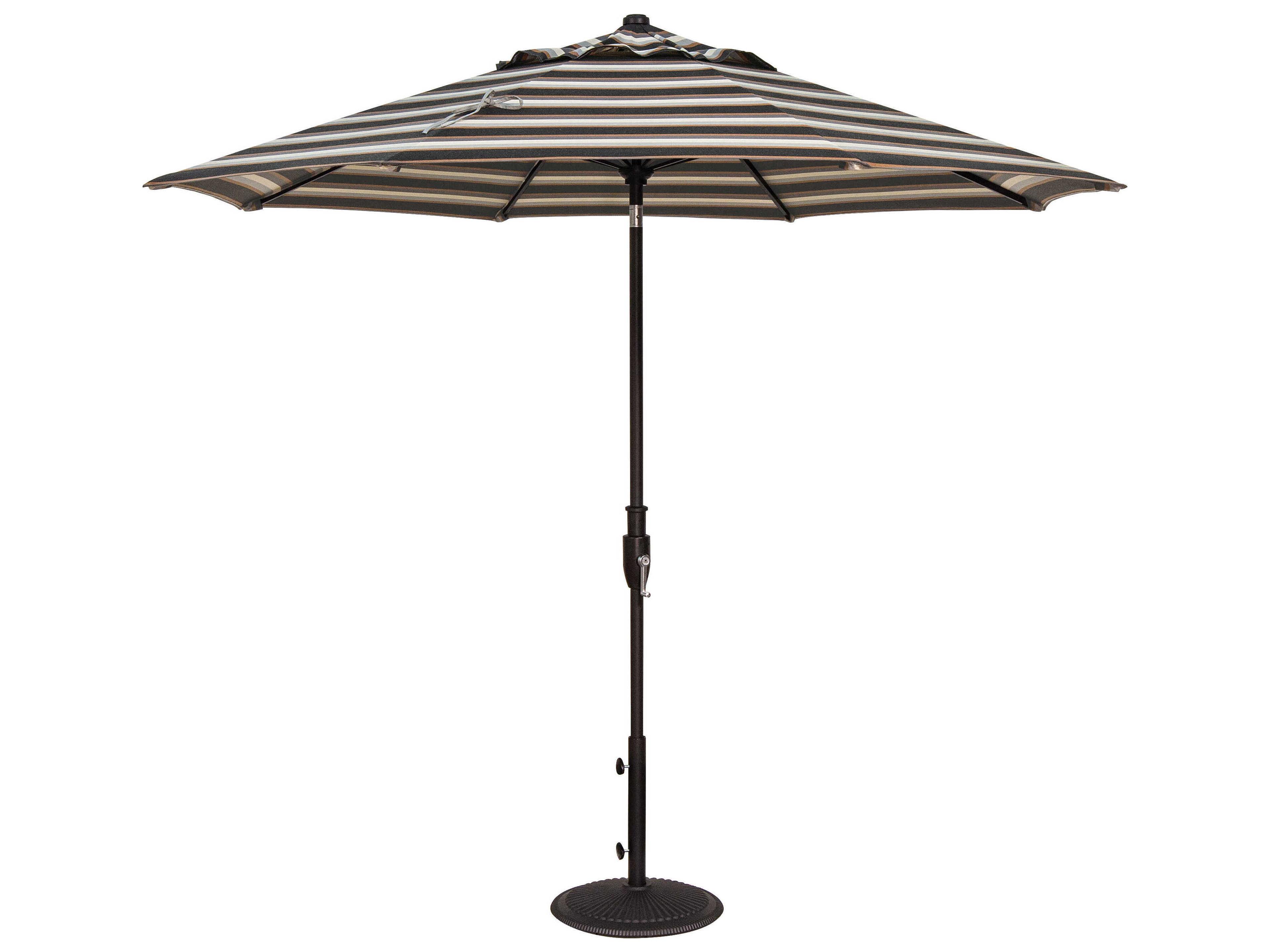 Treasure Garden Glide Tilt 9 Foot Octagon Outdoor Patio Umbrella