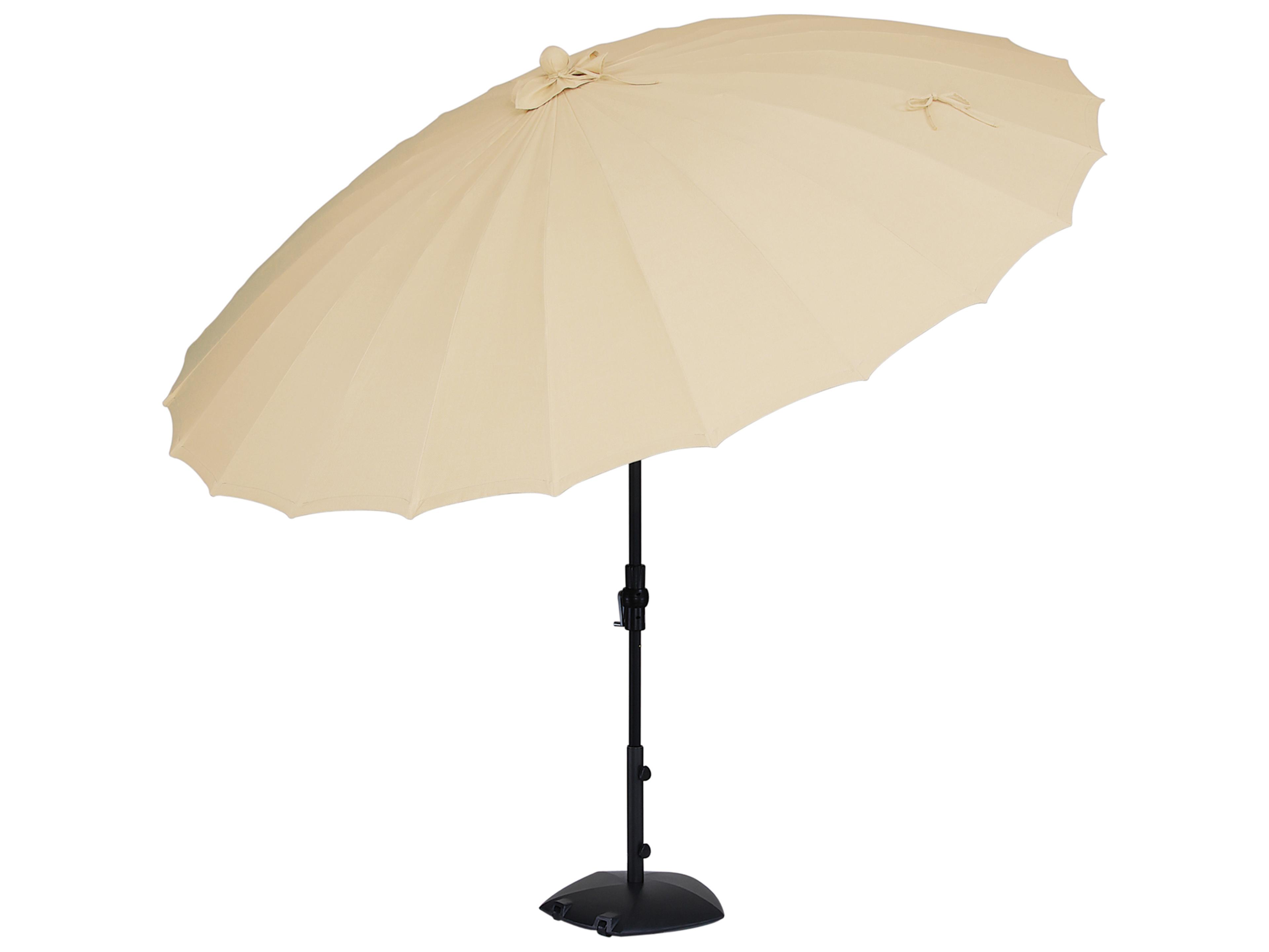 Treasure Garden Special Order Sunbrella 10 Foot Shanghai Aluminum Round Collar Tilt Crank Lift Patio Umbrella
