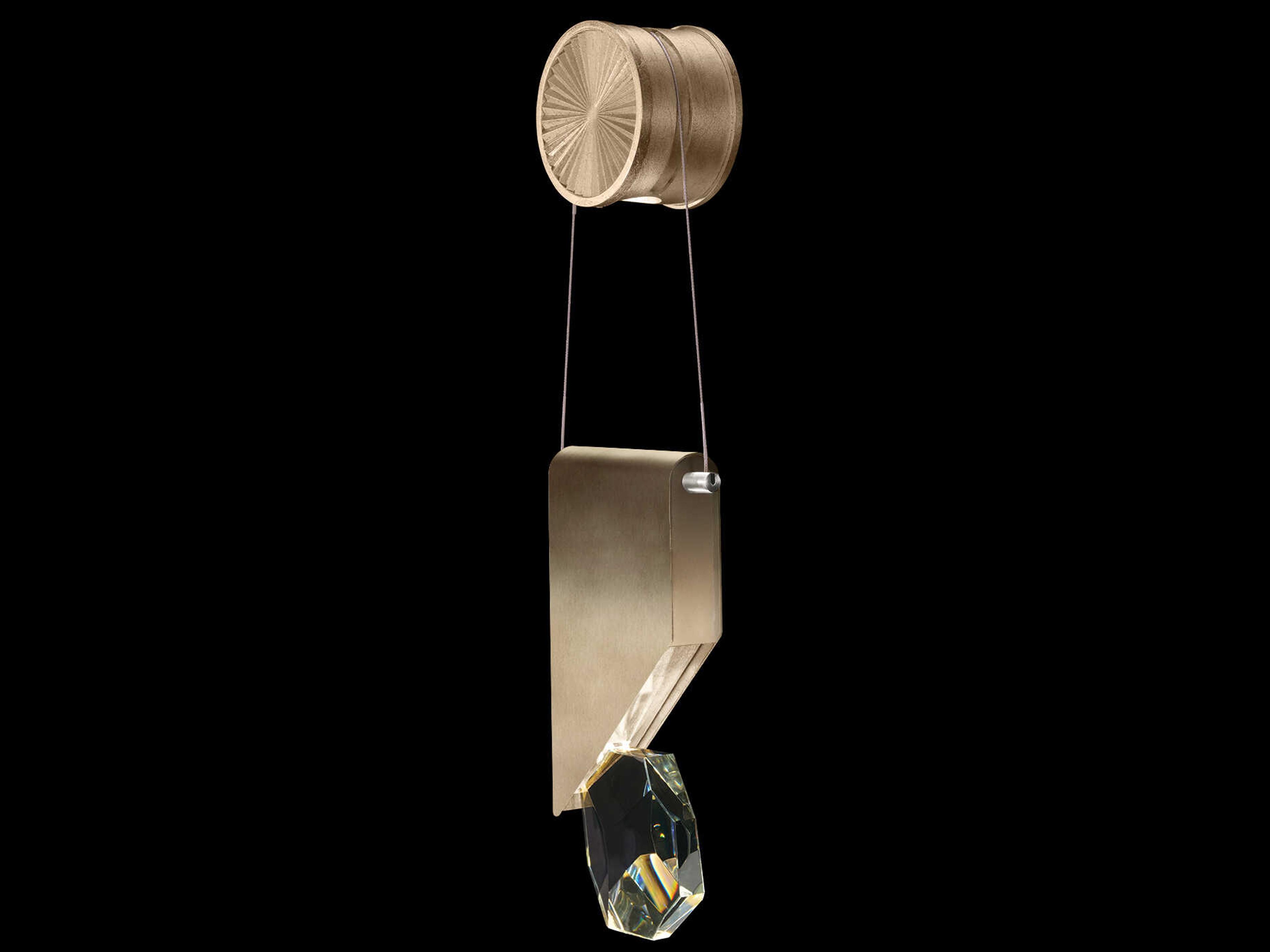 Fine Art Handcrafted Lighting Aria 1-Light Silver Wall Sconce