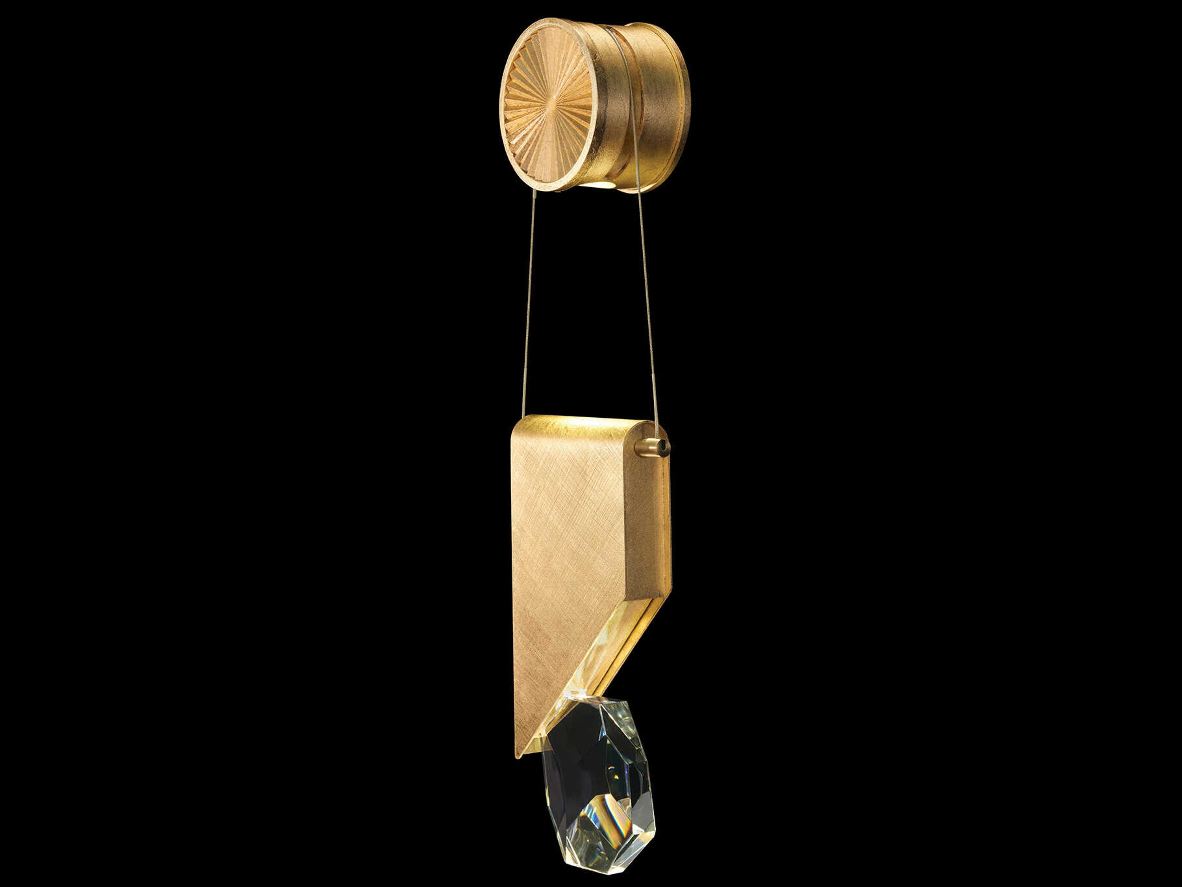 Fine Art Handcrafted Lighting Aria 1-Light Silver Wall Sconce