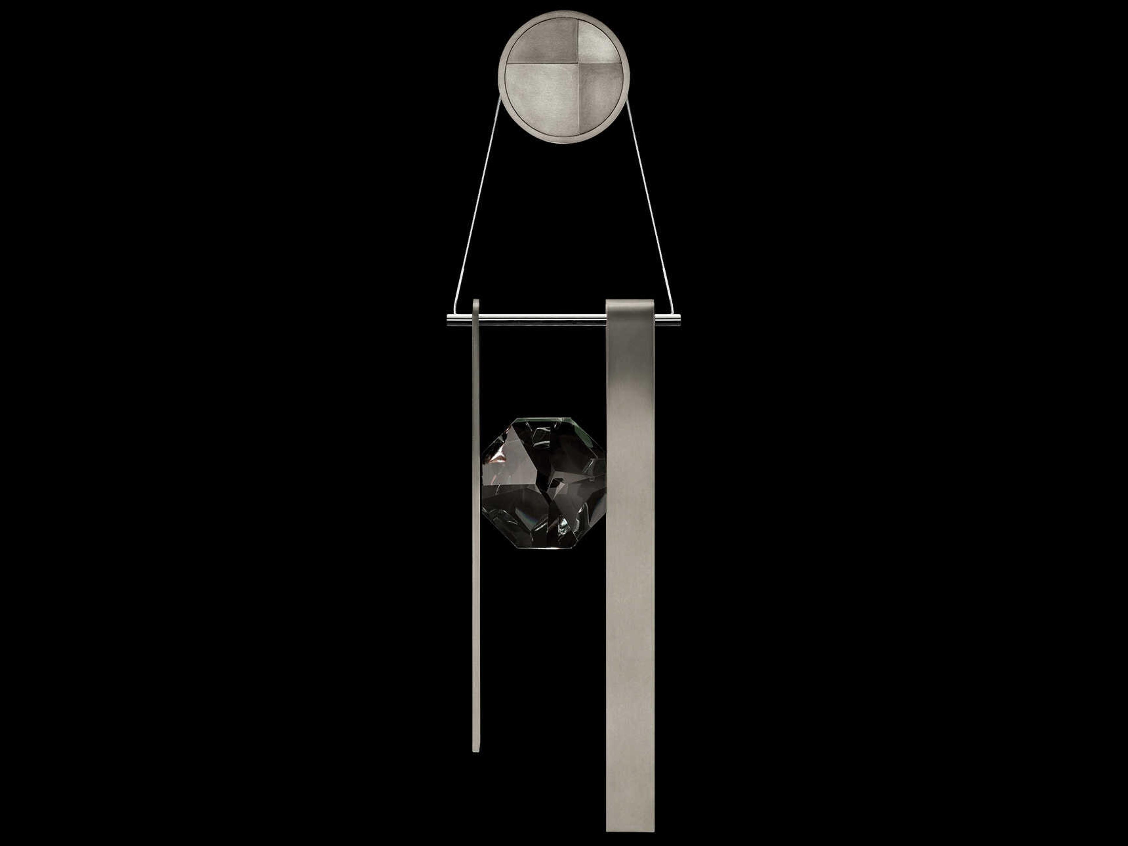 Fine Art Handcrafted Lighting Aria 1-Light Silver Wall Sconce