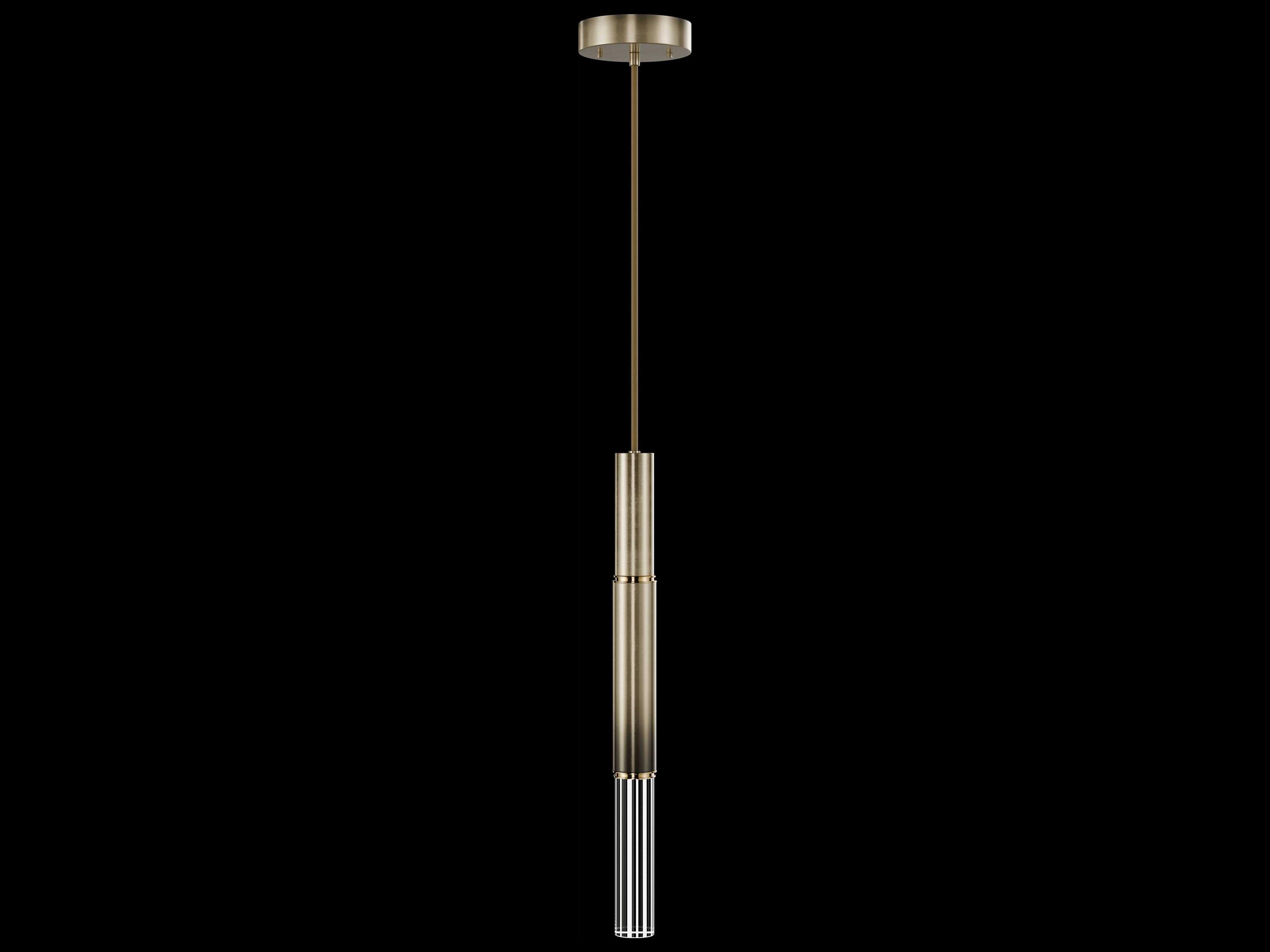 Antonia 1-Light Ombre Bronze Linear Mini Pendant