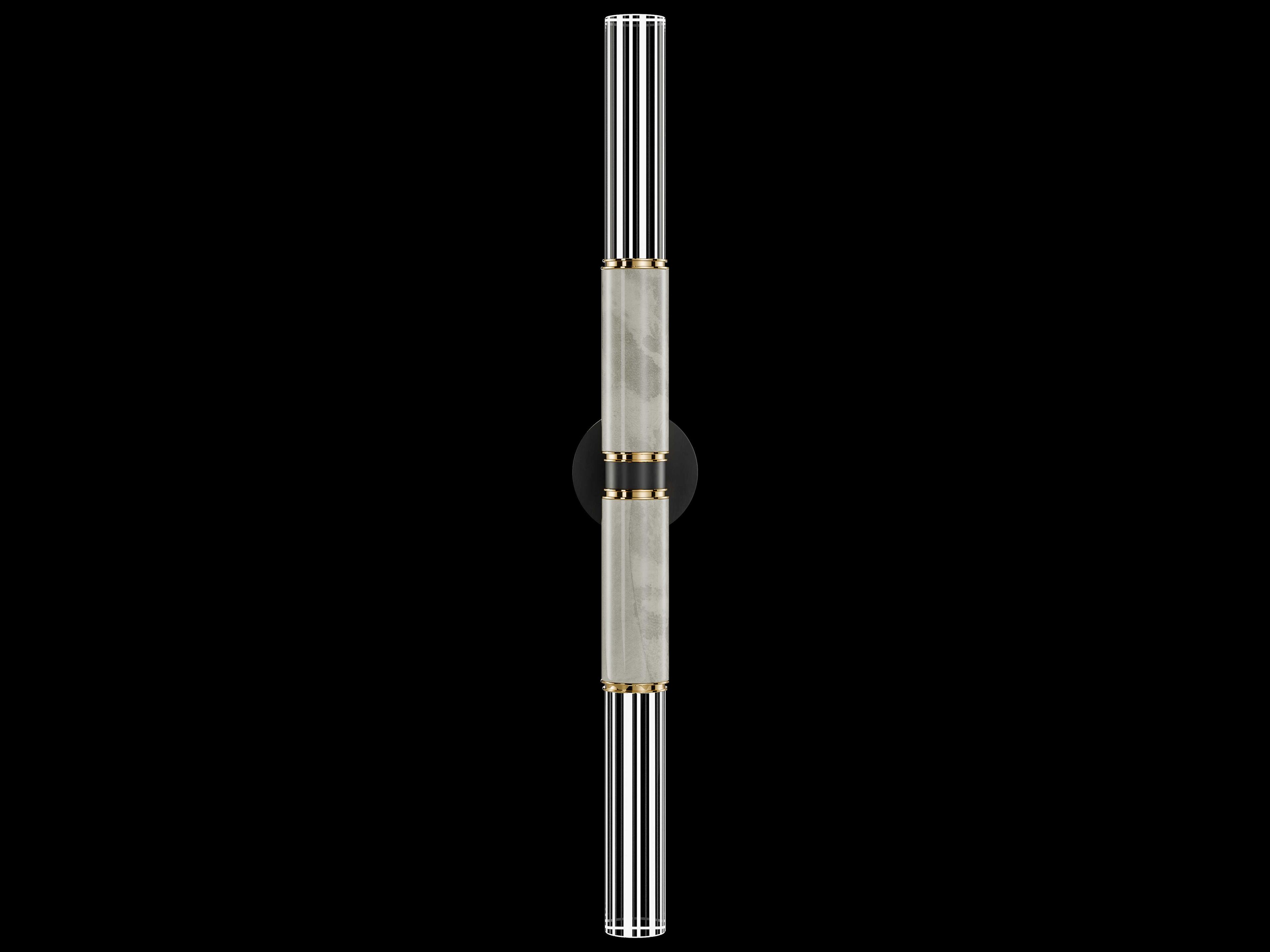 Fine Art Handcrafted Lighting Antonia 2-Light Black Wall Sconce