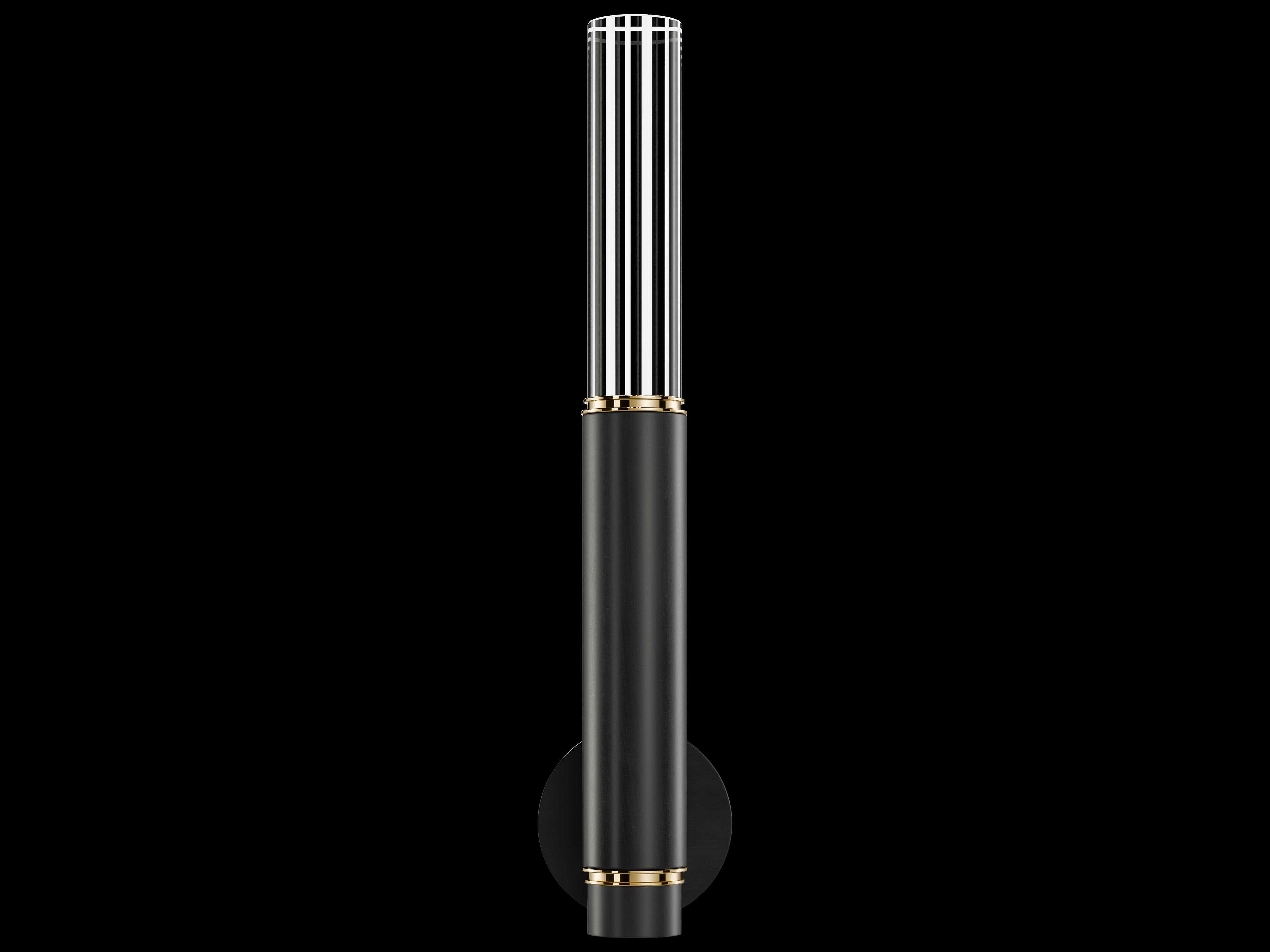 Antonia 1-Light Black Wall Sconce