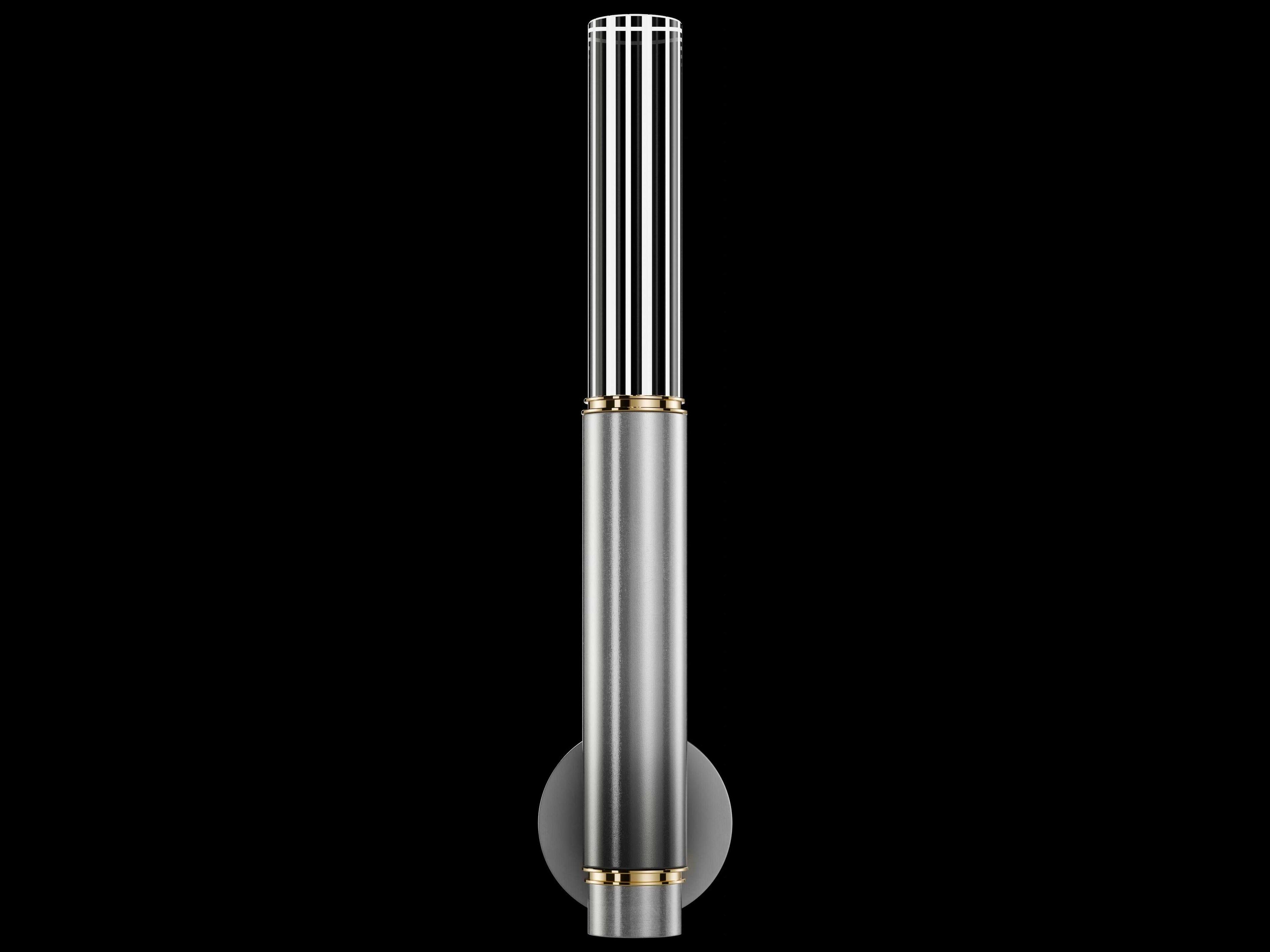 Antonia 1-Light Ombre Silver Wall Sconce