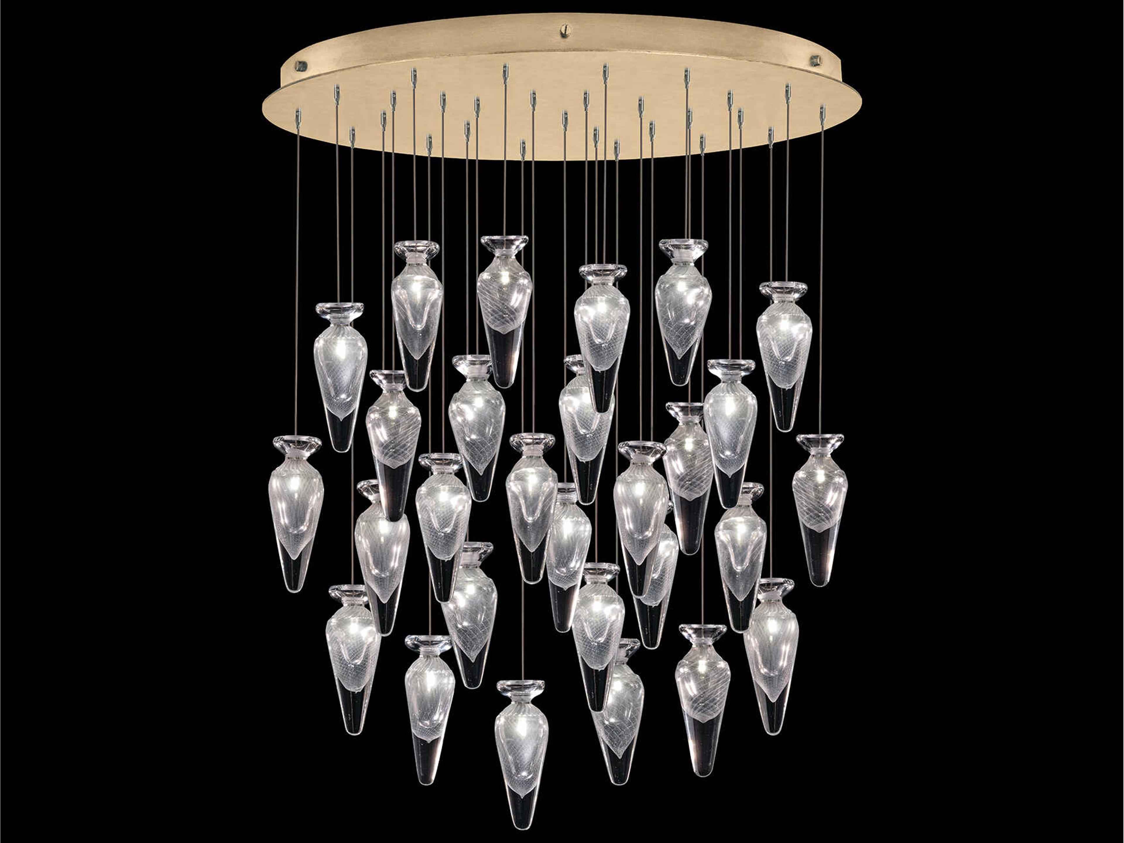 Essence 28-Light Gold Pendant