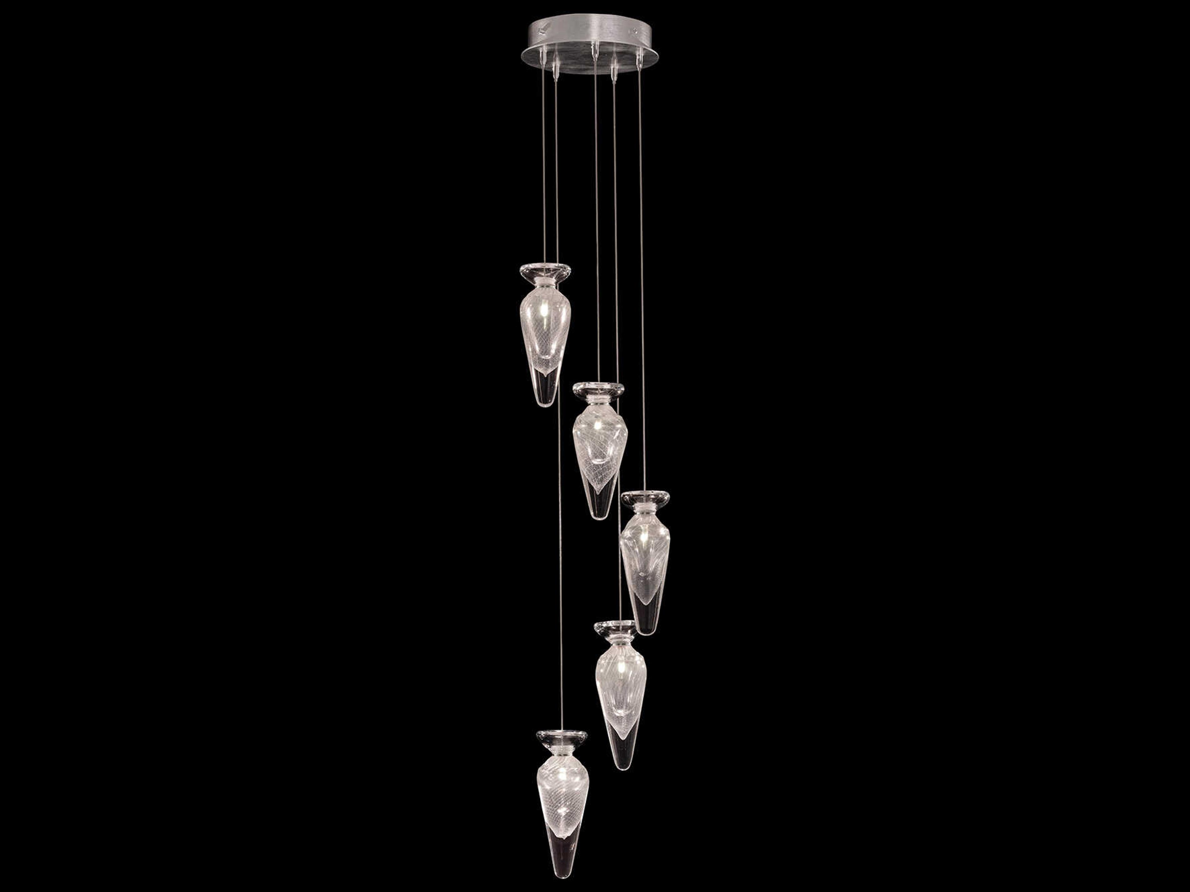 Essence 5-Light Silver Mini Pendant