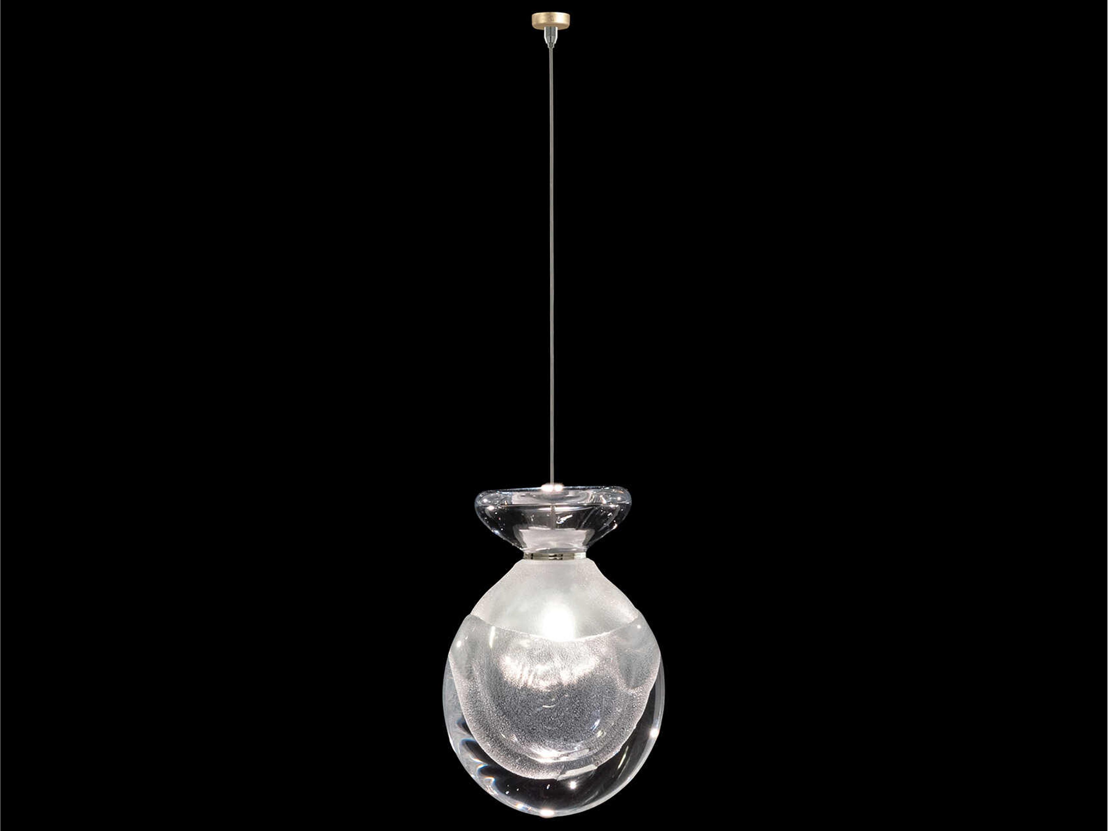 Fine Art Handcrafted Lighting Essence 1-Light Gold Mini Pendant