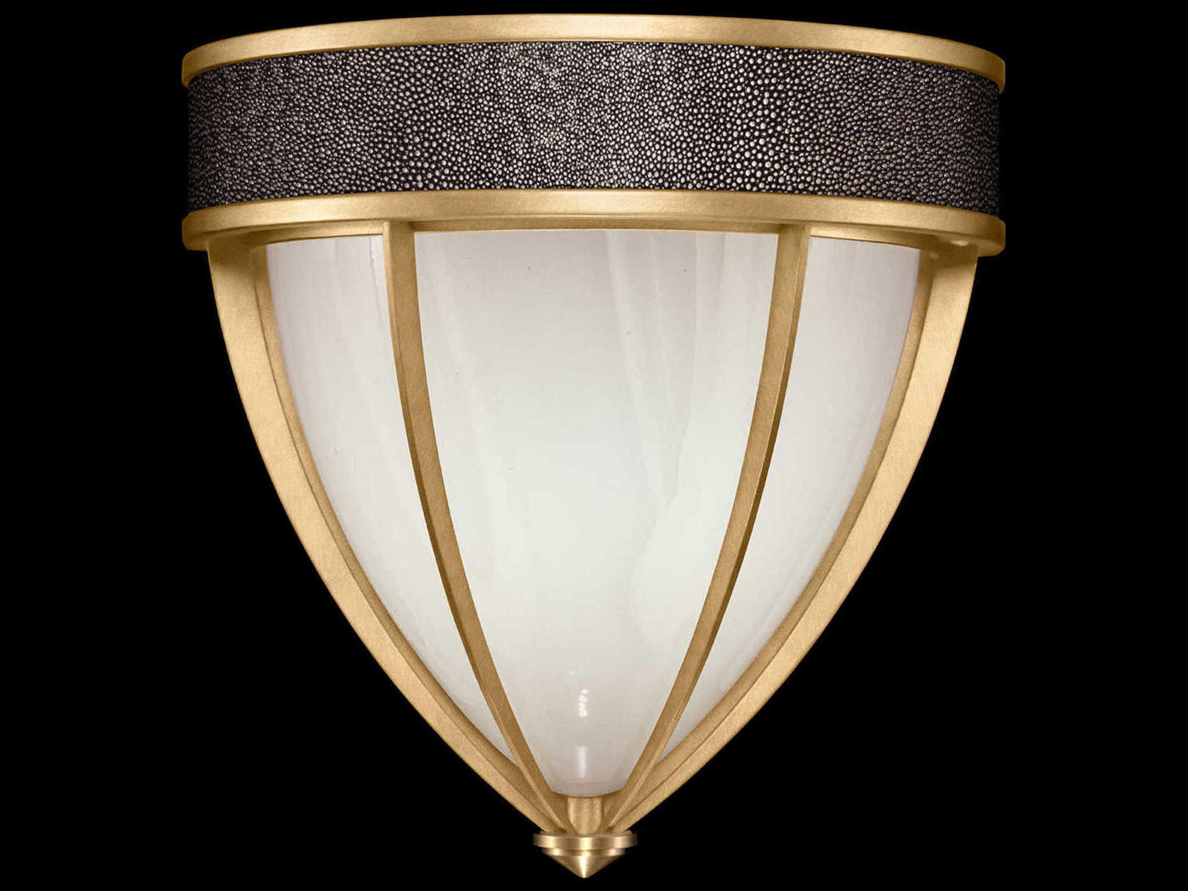 Mirage 1-Light Gold Leaf Traditional Wall Sconce