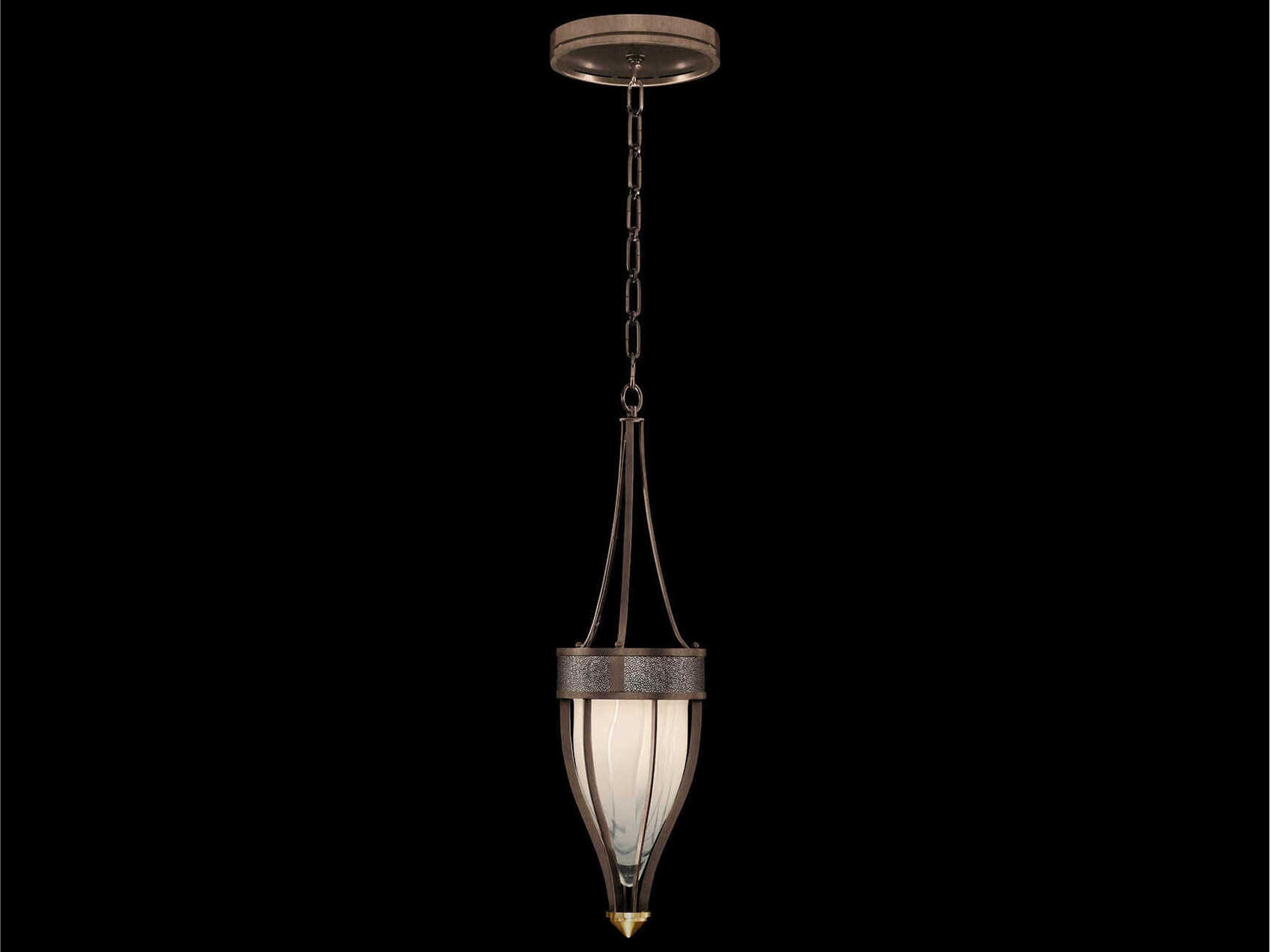 Mirage 1-Light Bronze Traditional Mini Pendant