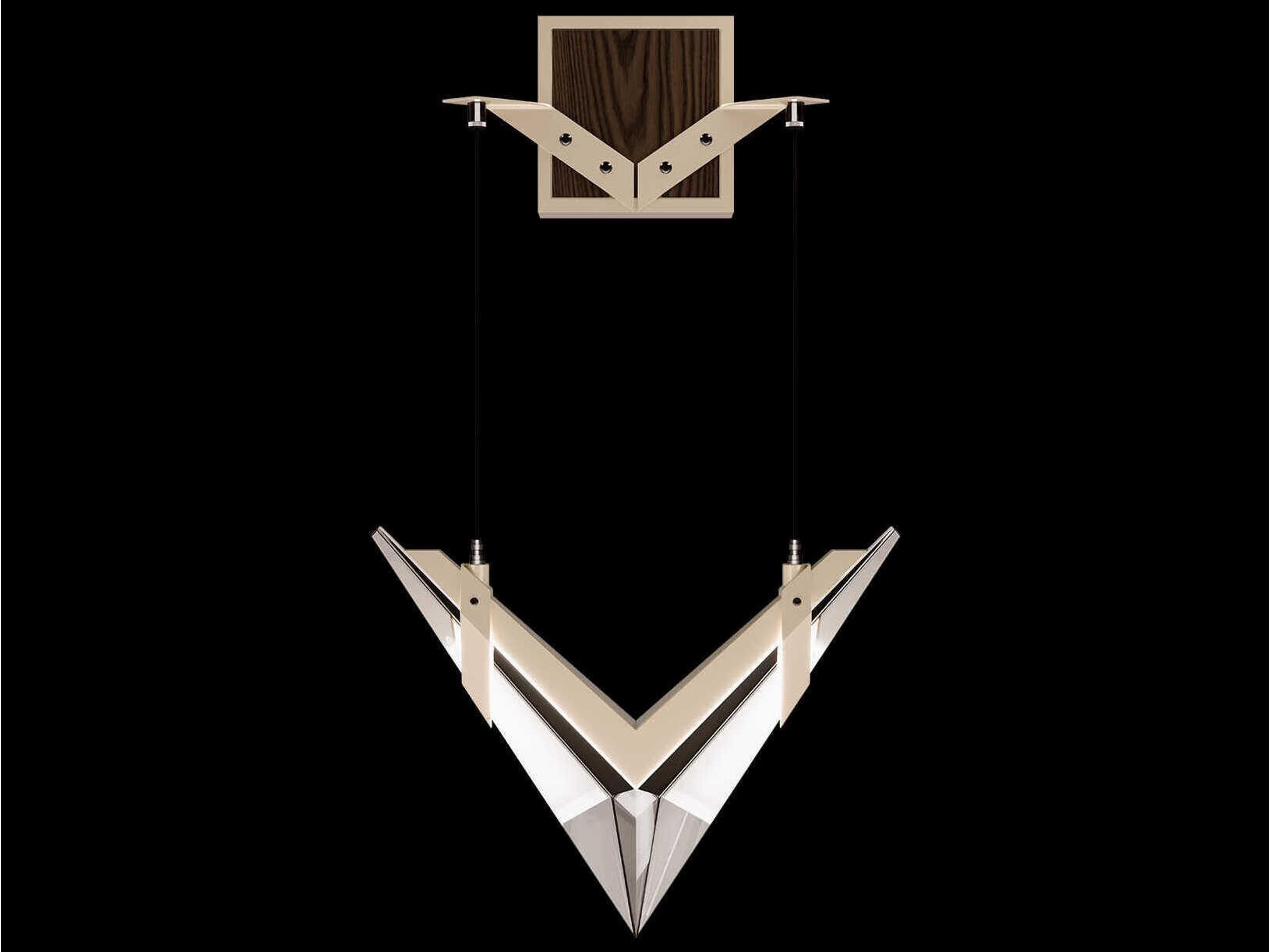 Blade 2-Light Champagne Dark Walnut Gold Wall Sconce