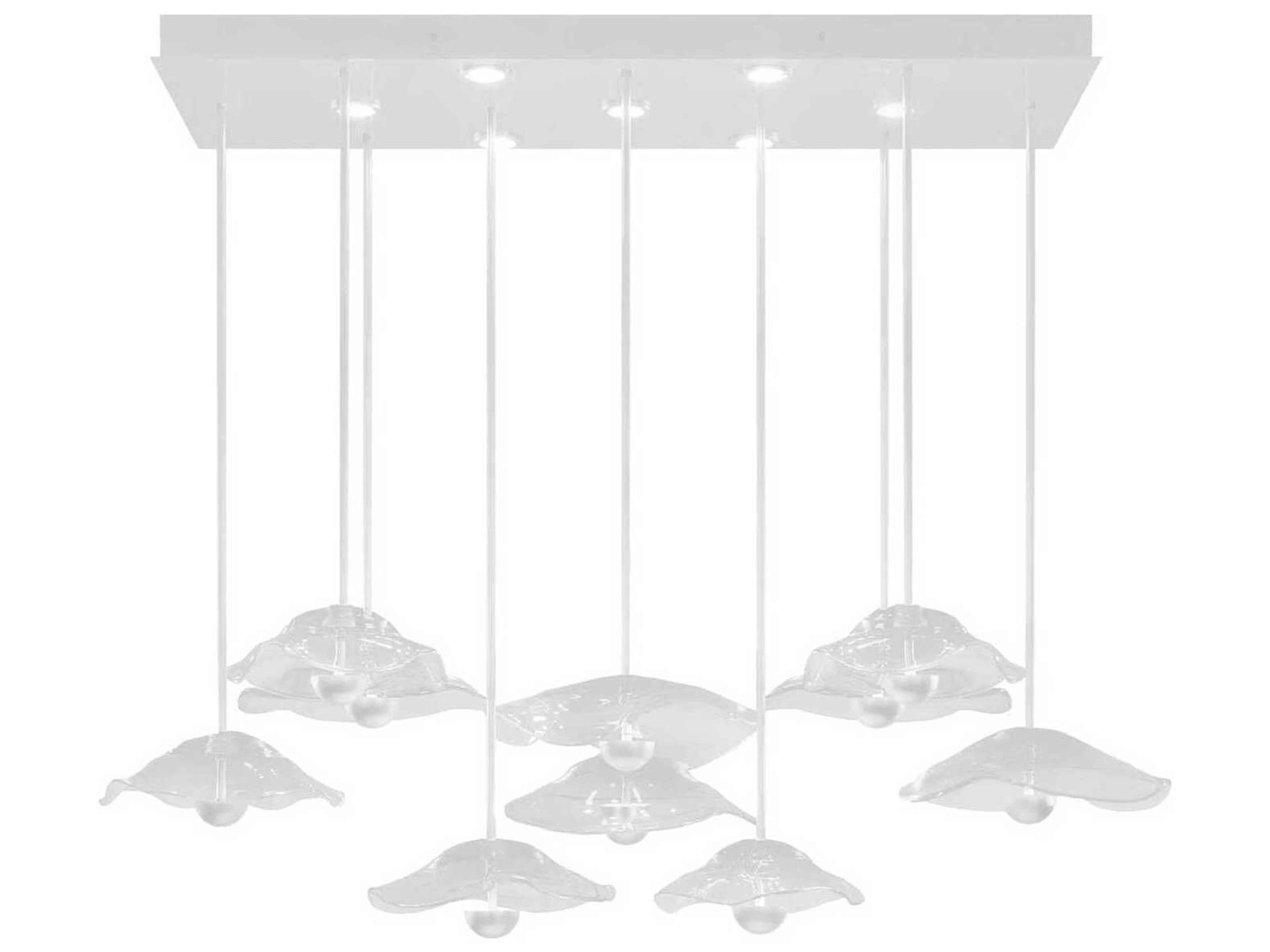 Fine Art Handcrafted Lighting Embark 17-Light White Island Pendant