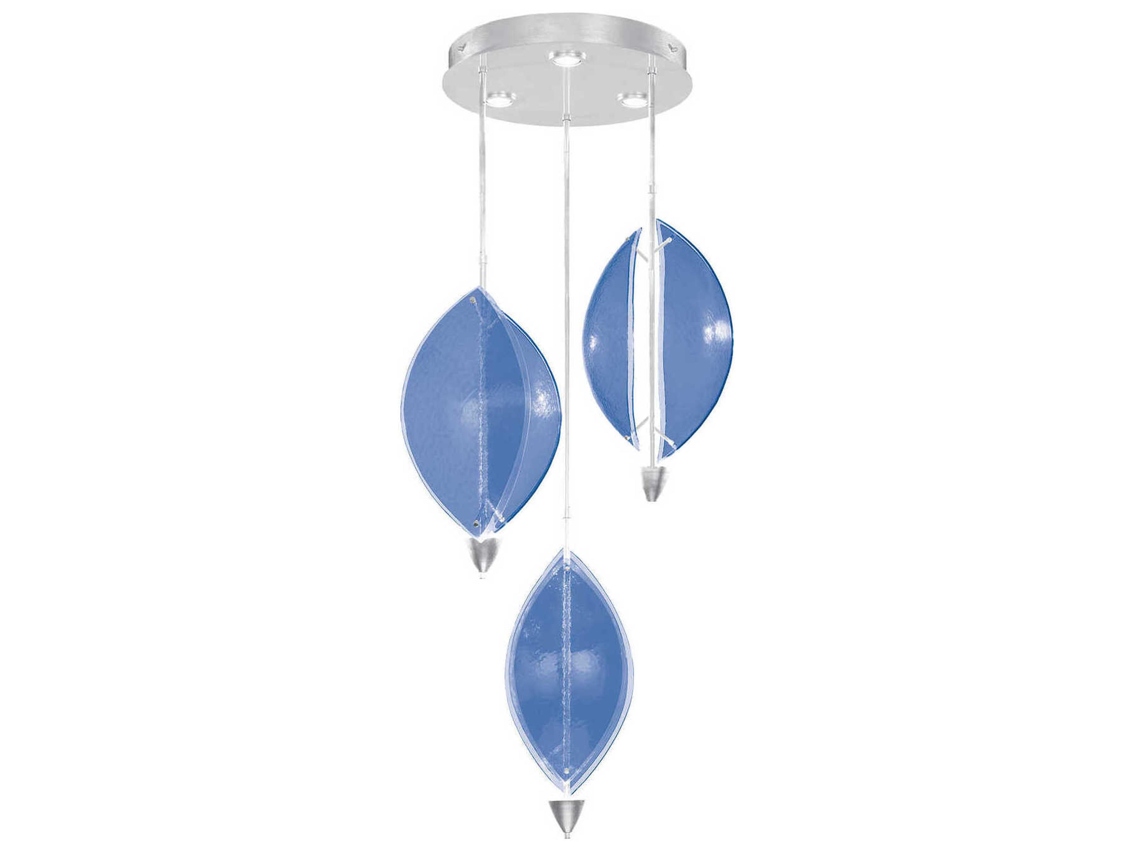 Embark 6-Light Silver Pendant