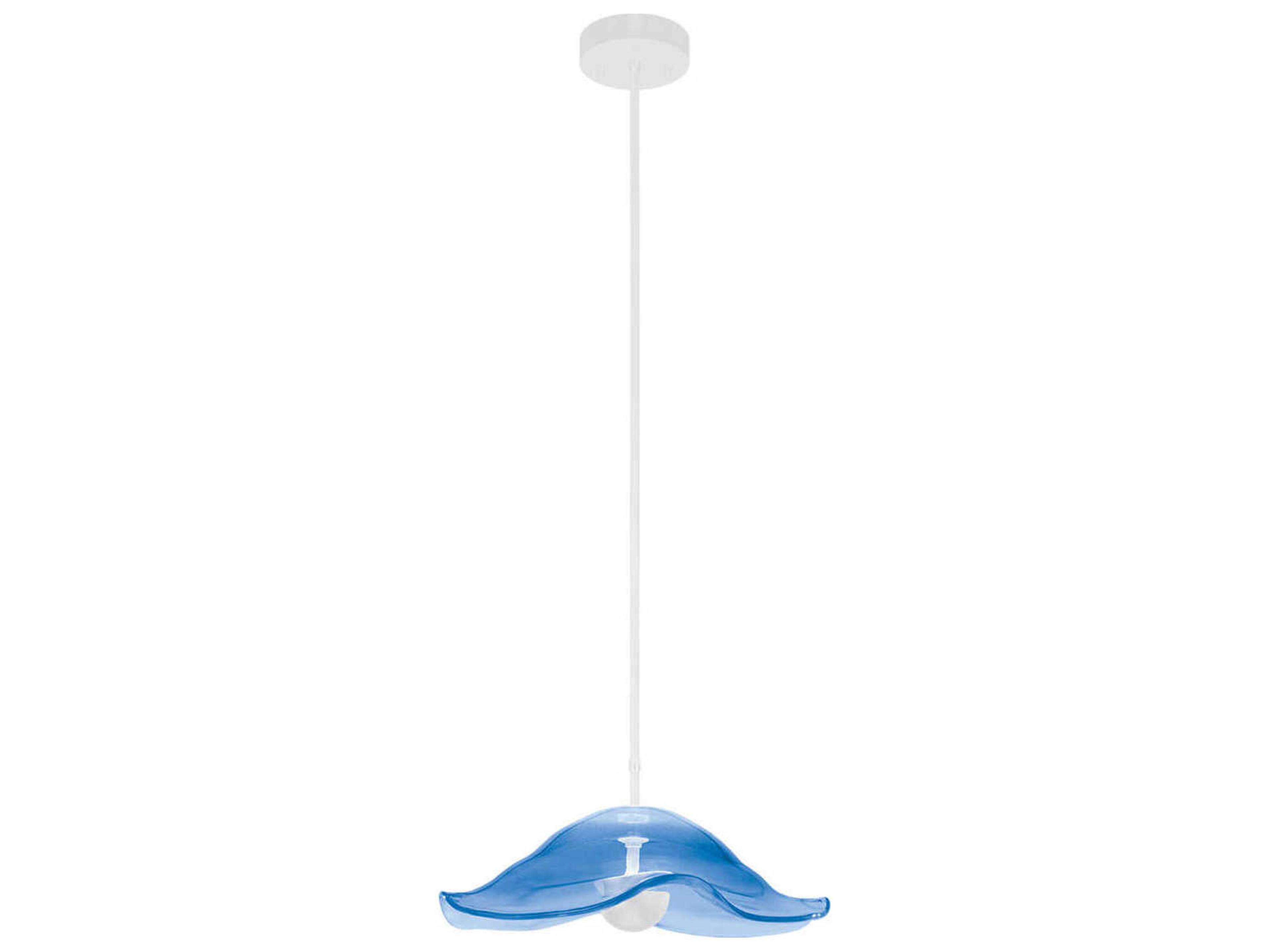 Embark 1-Light White Pendant