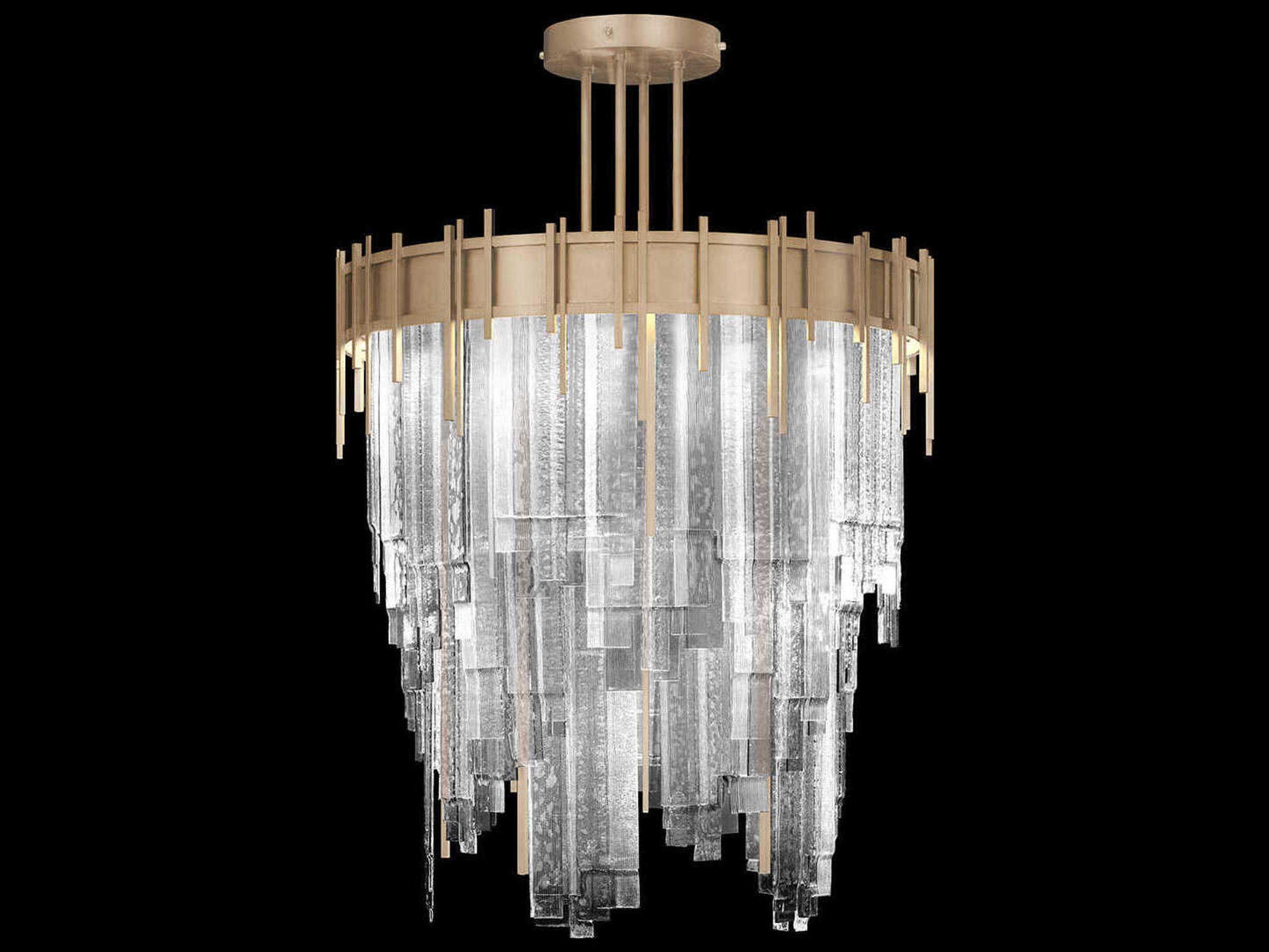 Arpeggio 31-Light Soft Gold Round Pendant