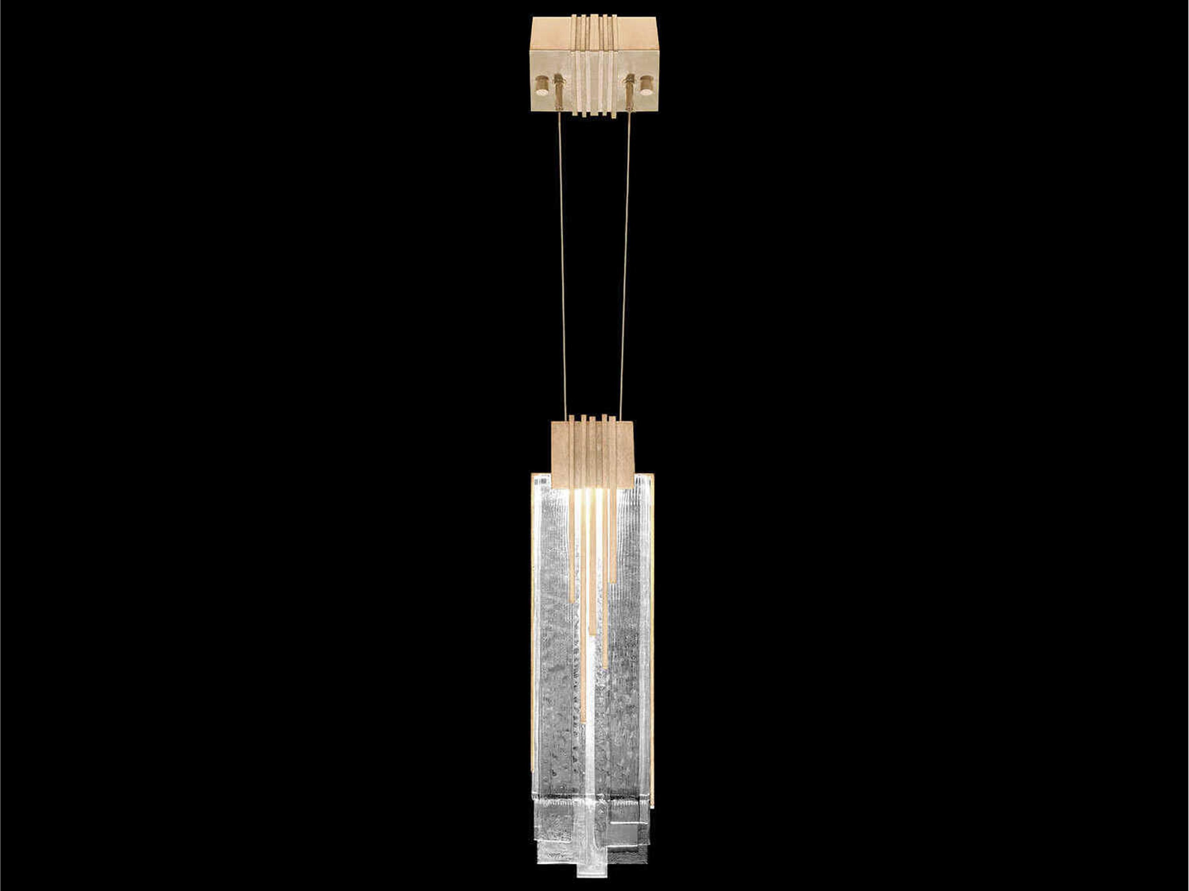 Arpeggio 1-Light Soft Gold Geometric Mini Pendant