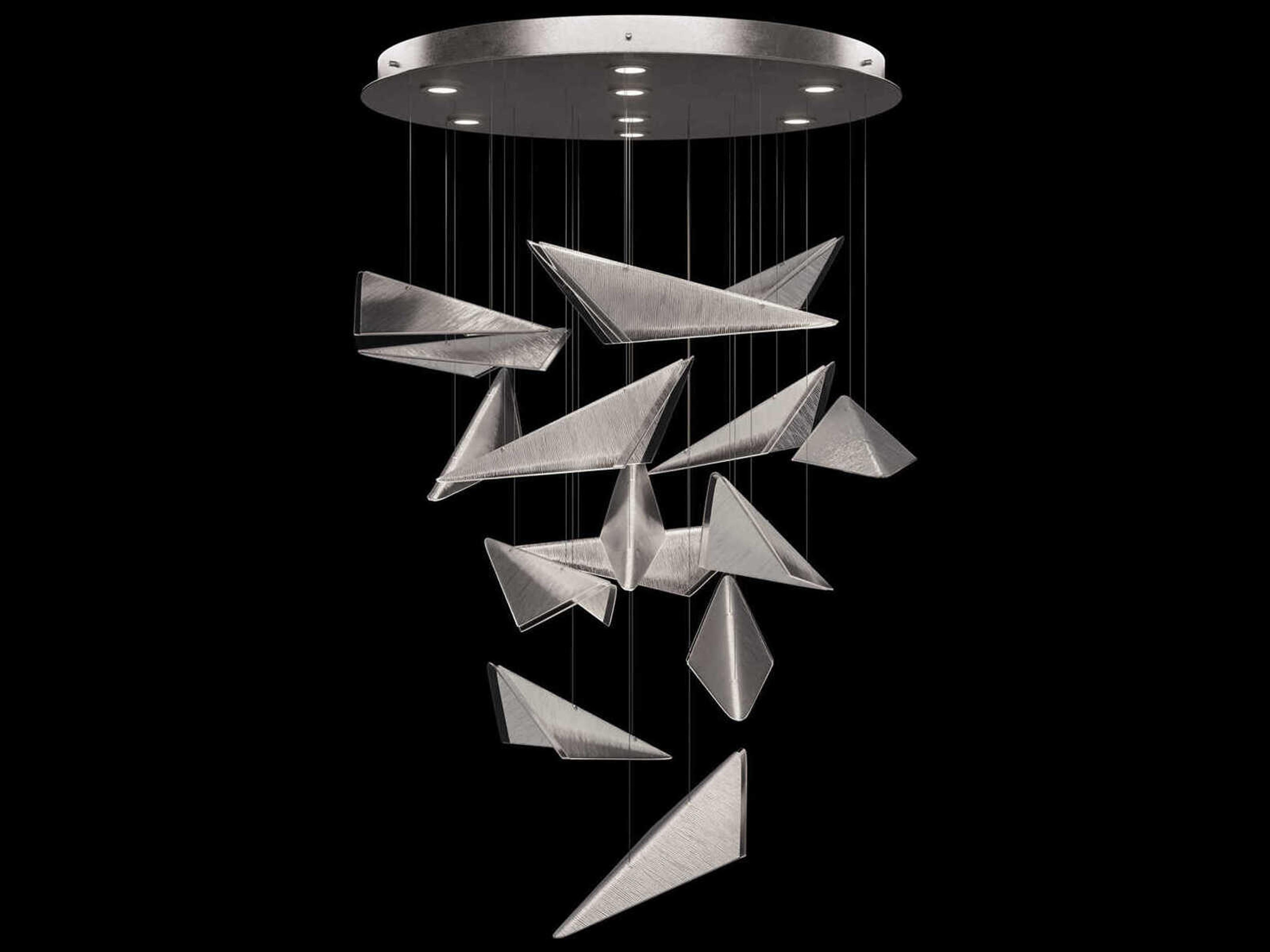 Volo 8-Light Silver Tiered Pendant