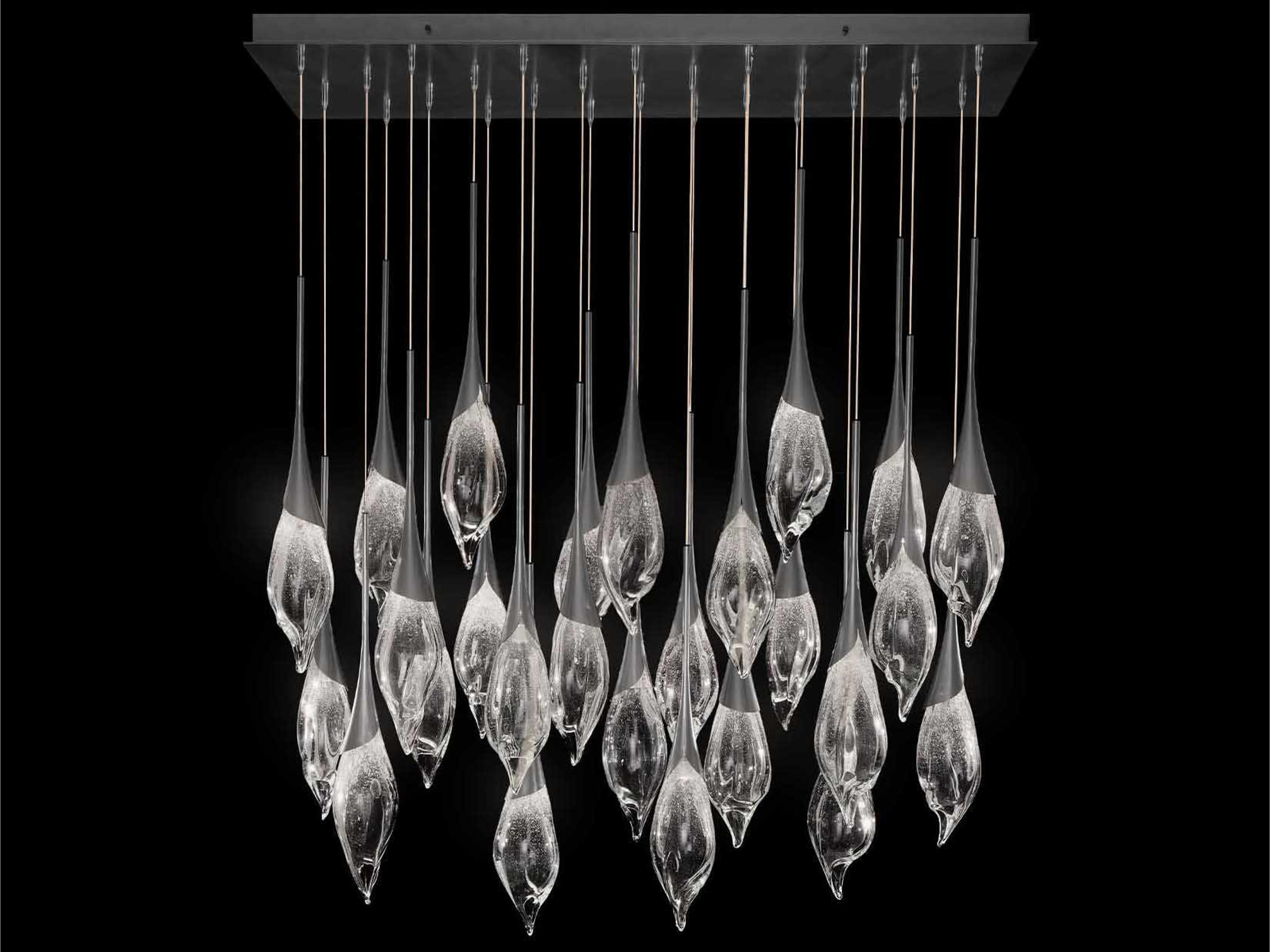 Mayu Midnight Steel Island Pendant