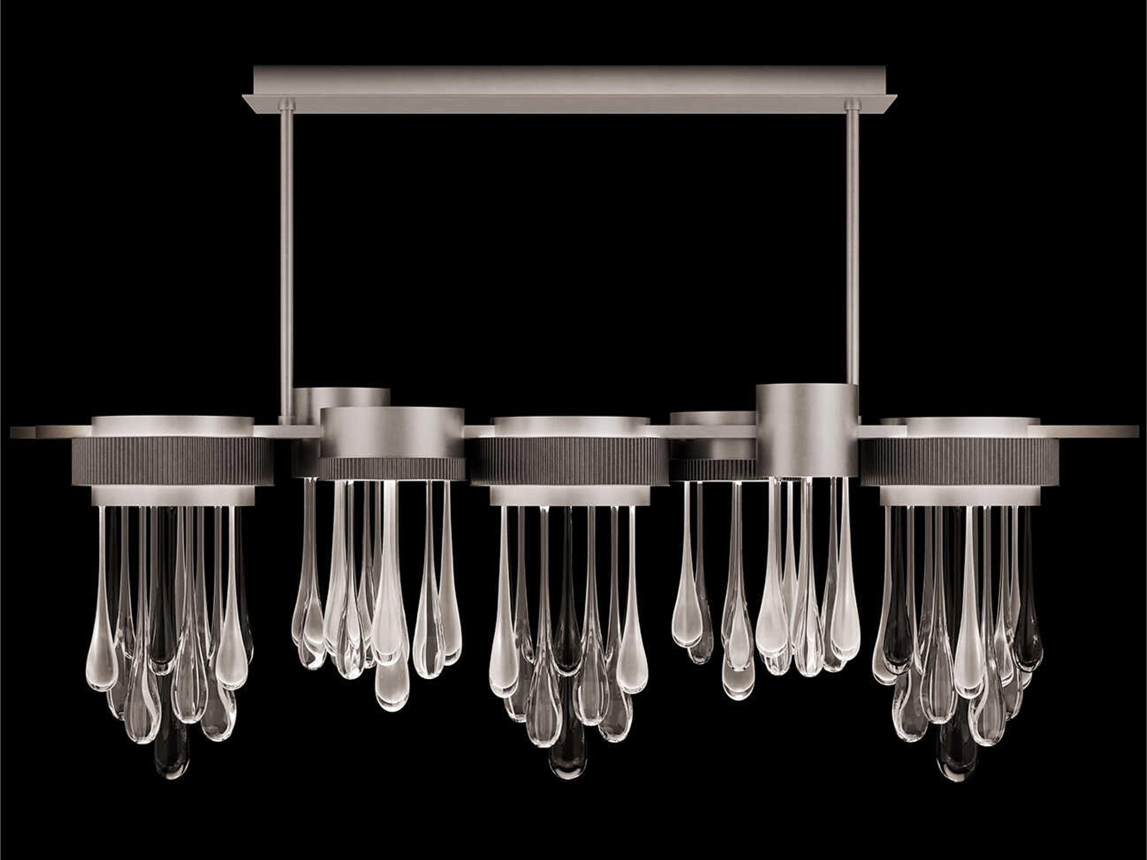 Rain Ombre Silver Island Pendant