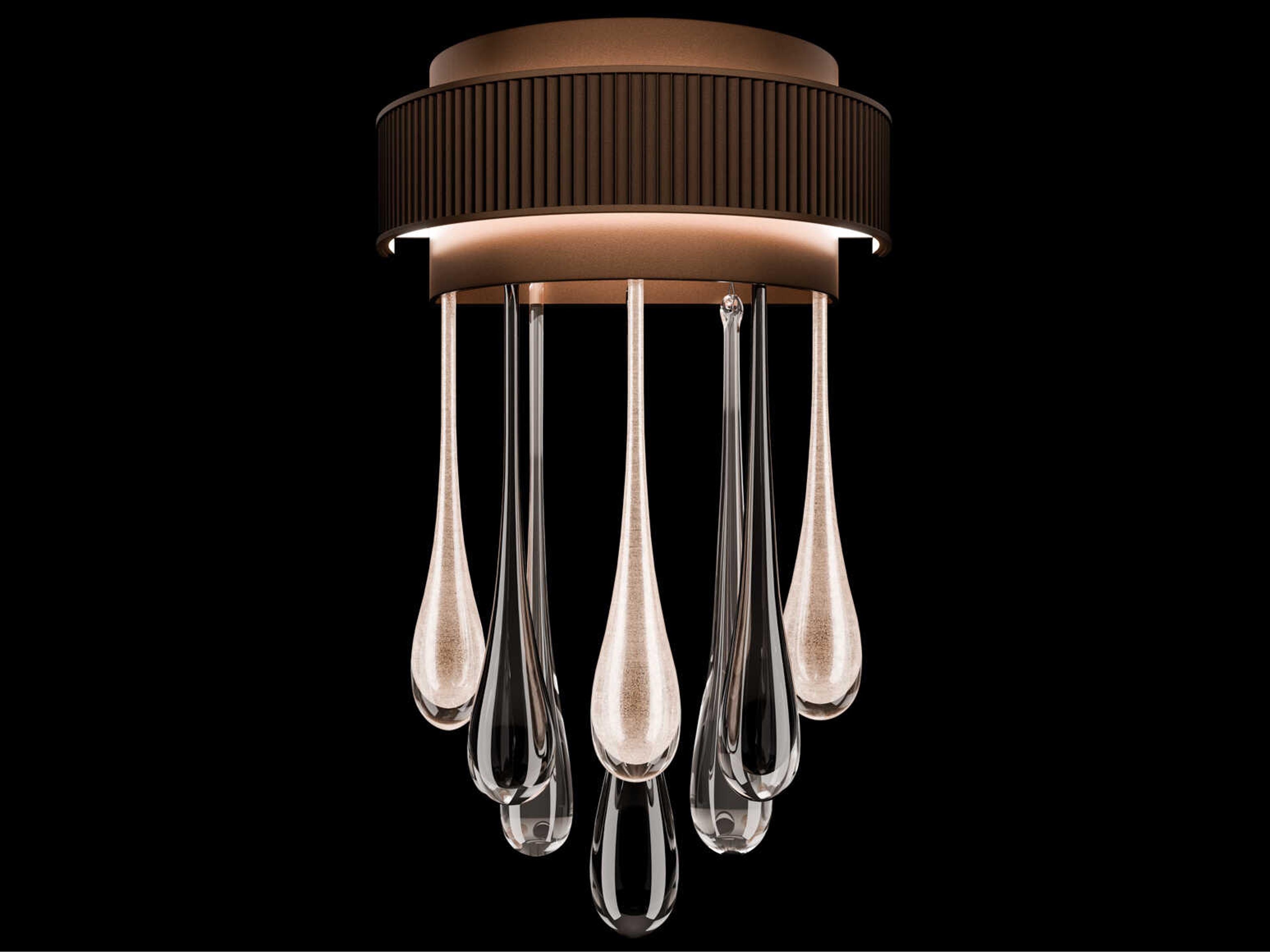 Rain Ombre Copper Gold Wall Sconce