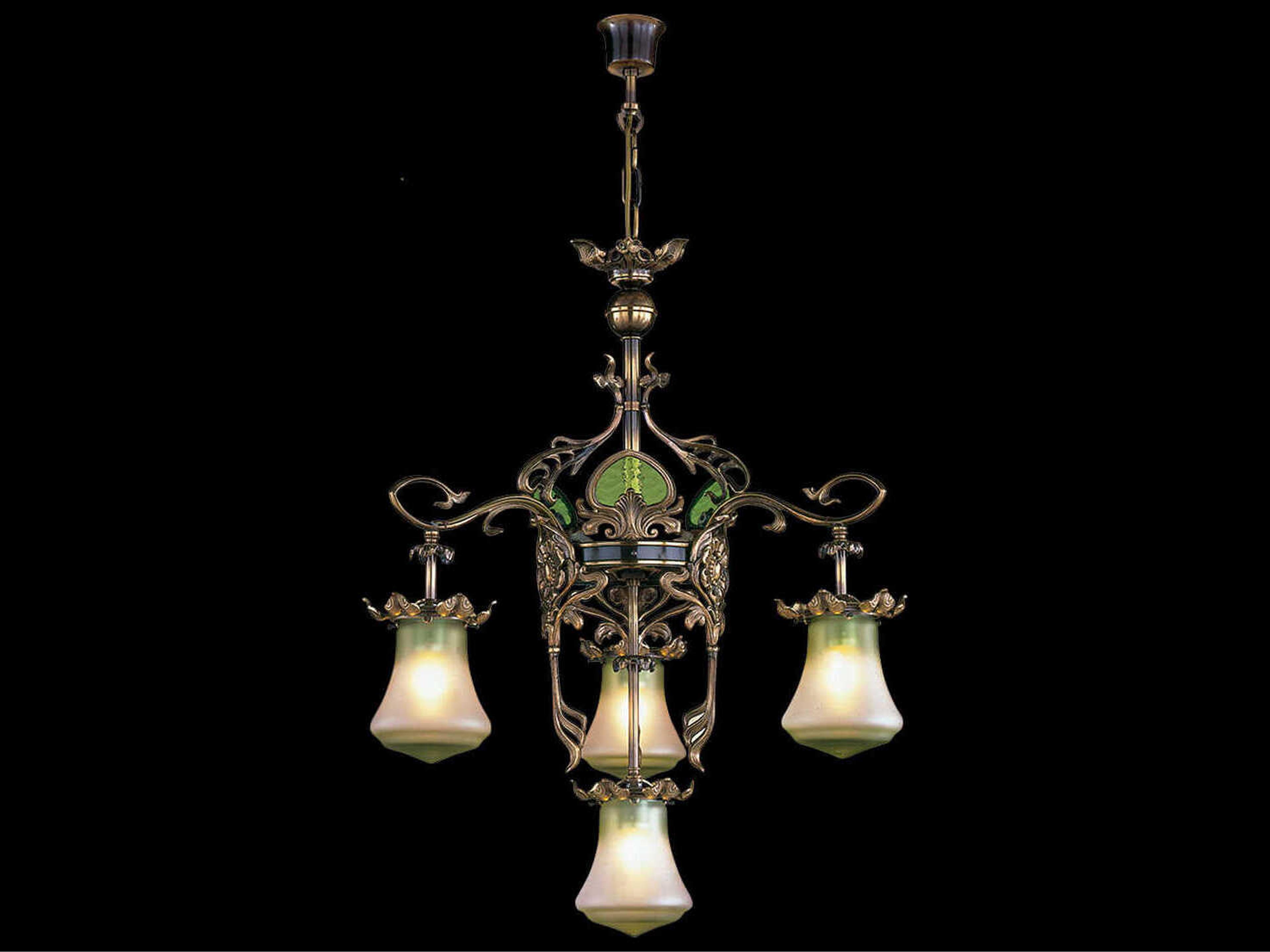 Mariner Luxury 4-Light Nouveau Bronze Traditional Chandelier