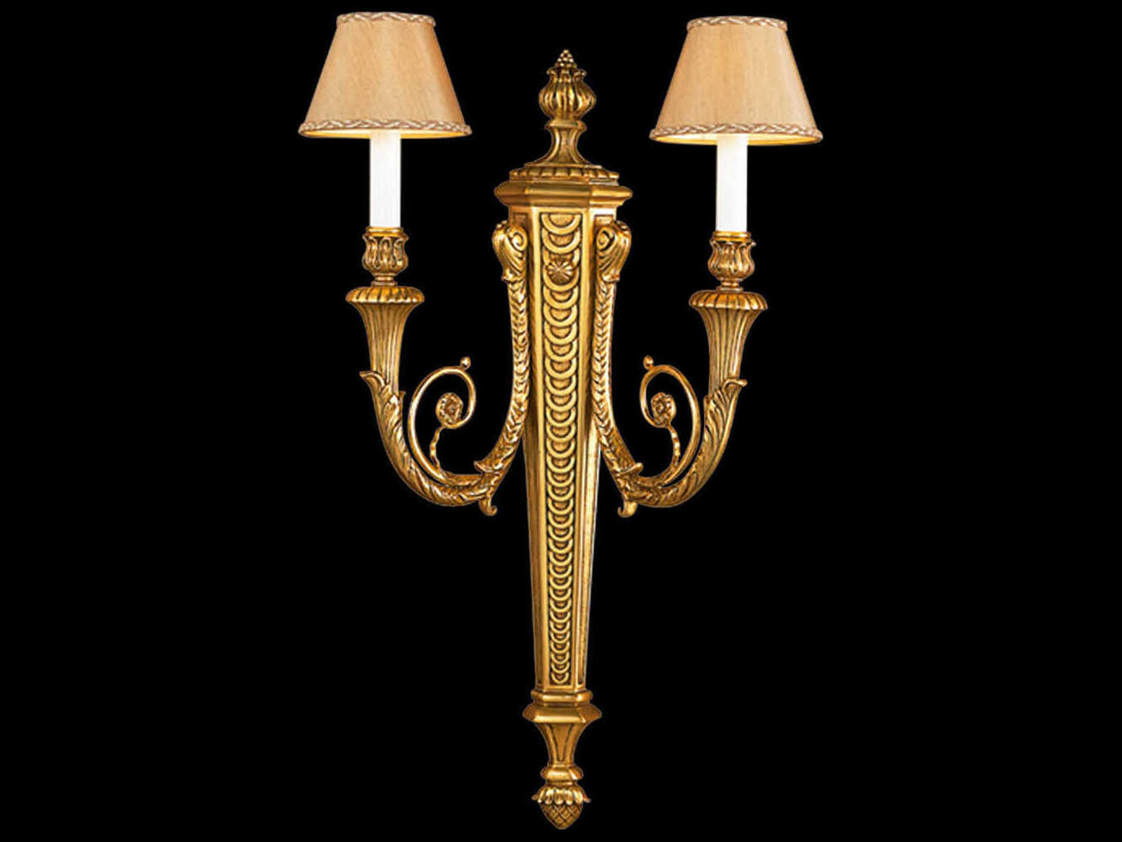 Mariner Luxury 2-Light French Gold Traditional Wall Sconce