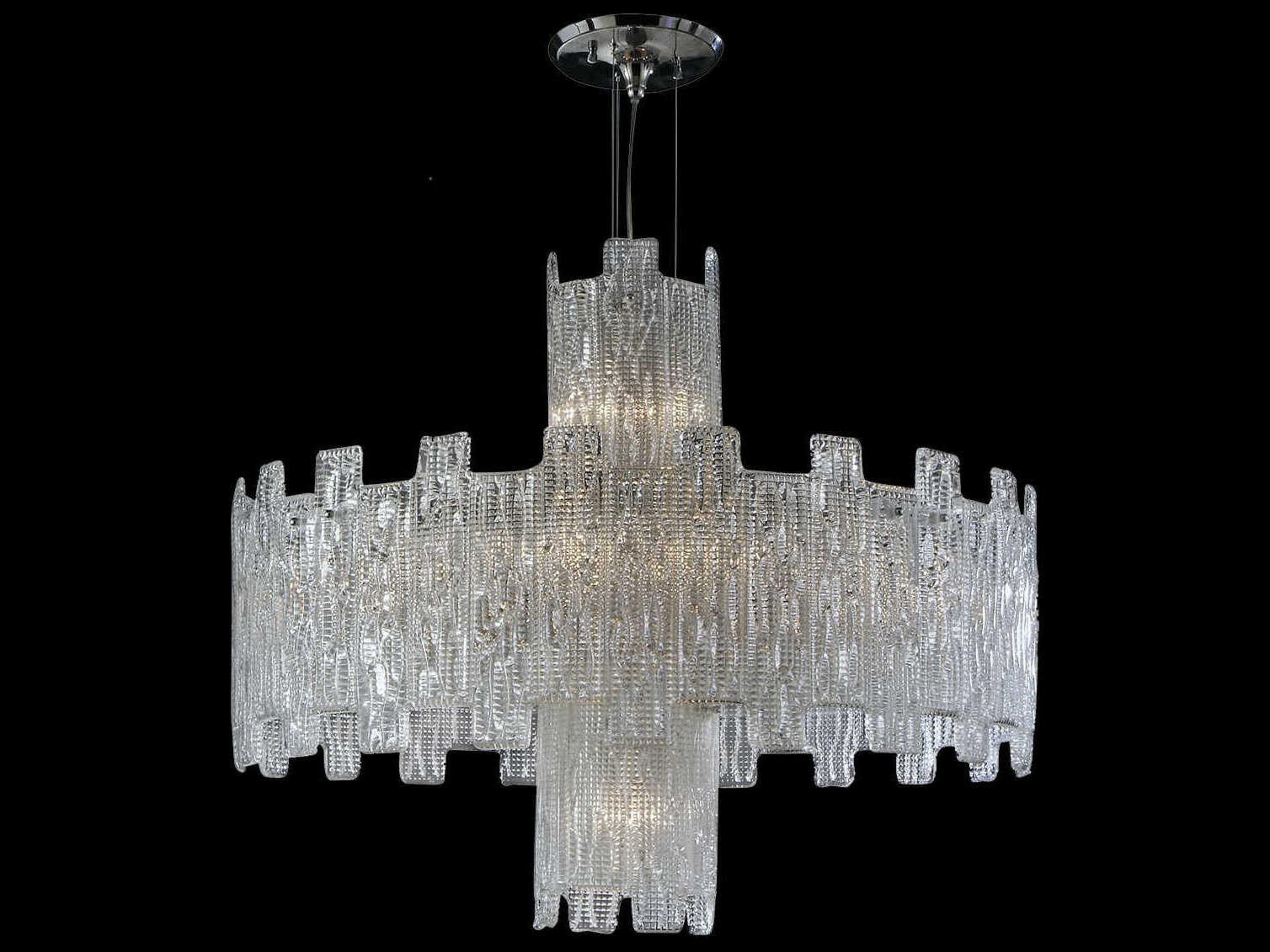 Mariner Luxury 11-Light Polished Chrome Drum Pendant