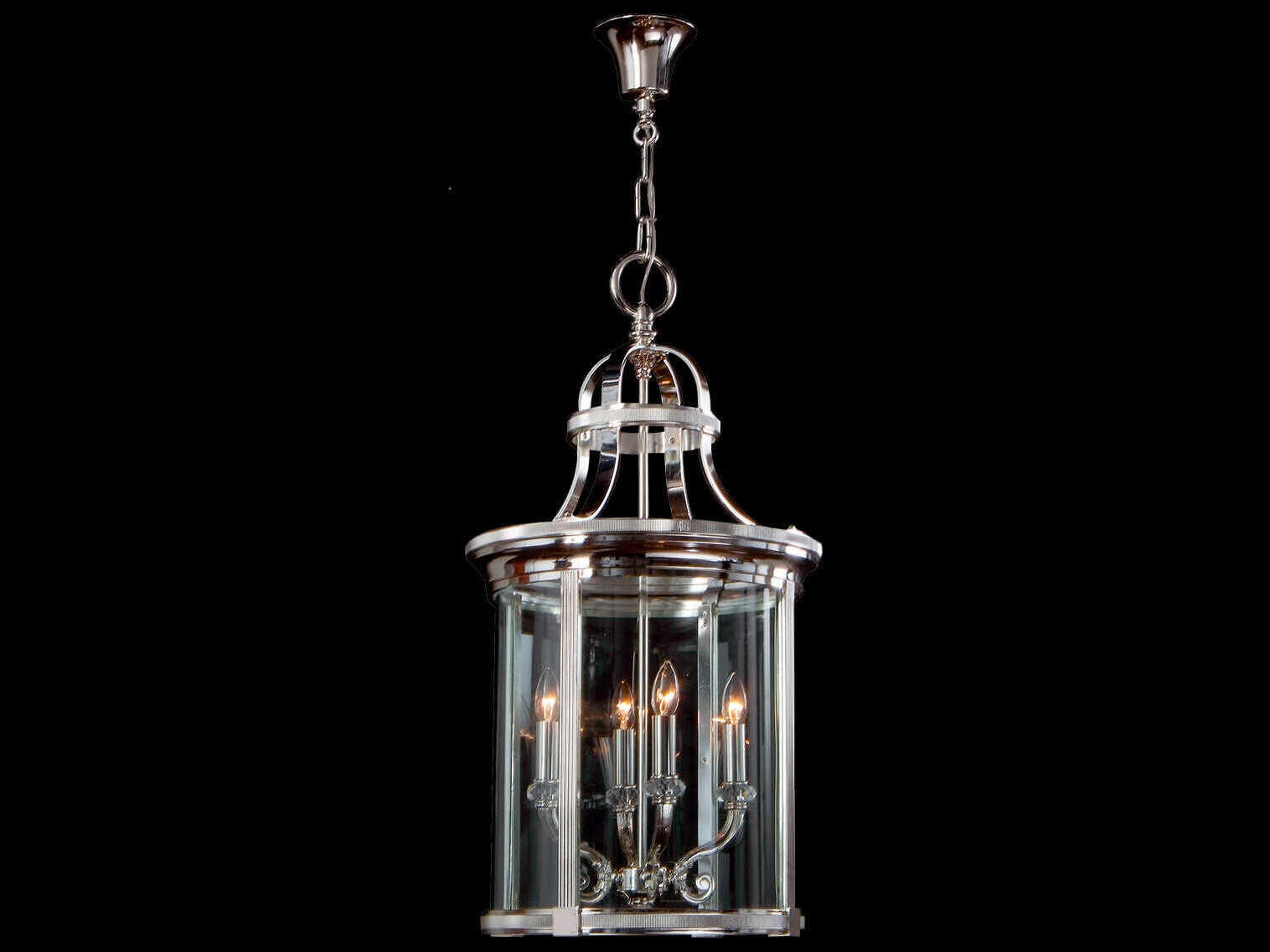 Mariner Luxury 4-Light Polished Silver Traditional Cylinder Pendant