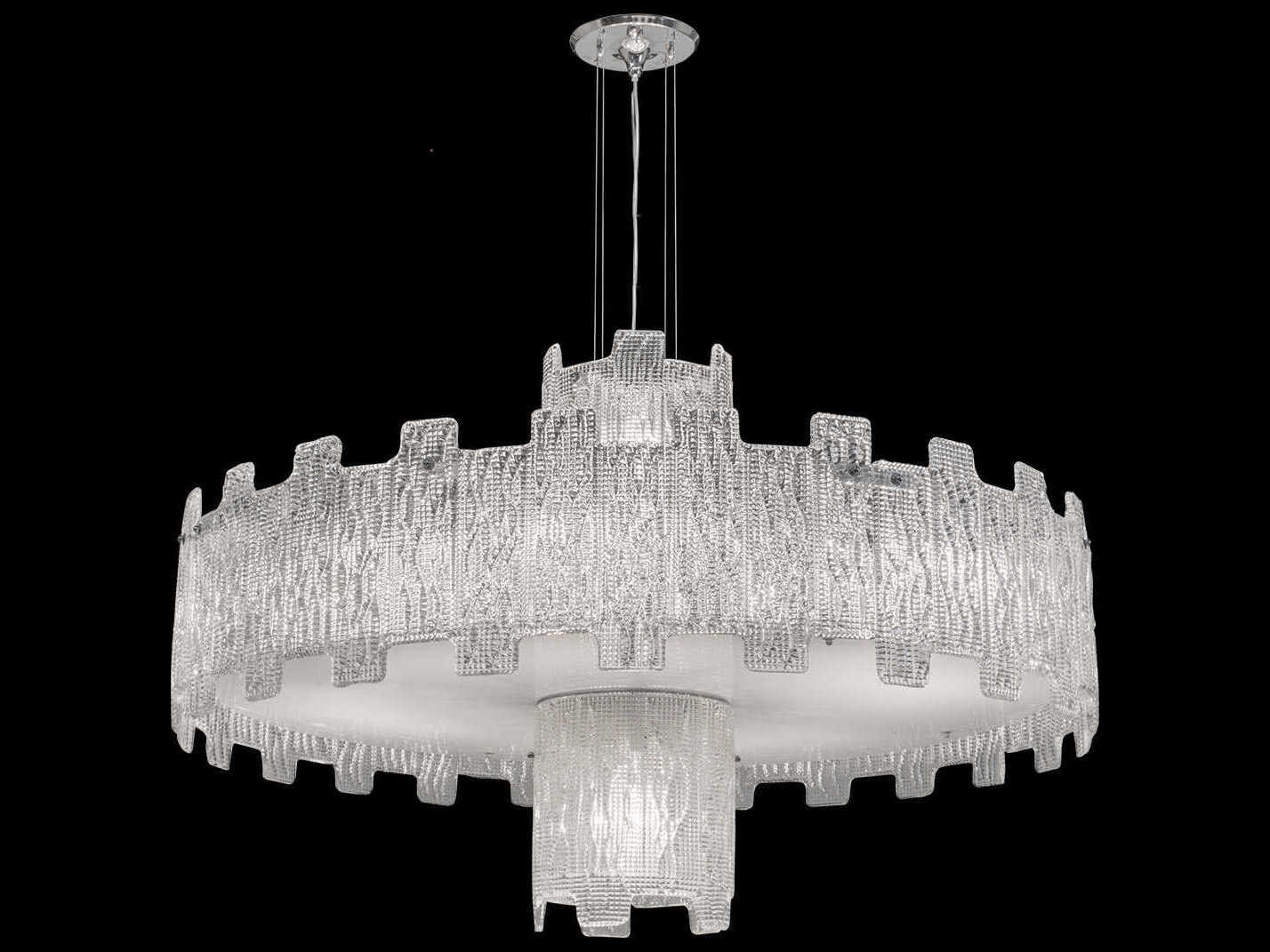 Mariner Luxury 15-Light Polished Chrome Drum Chandelier