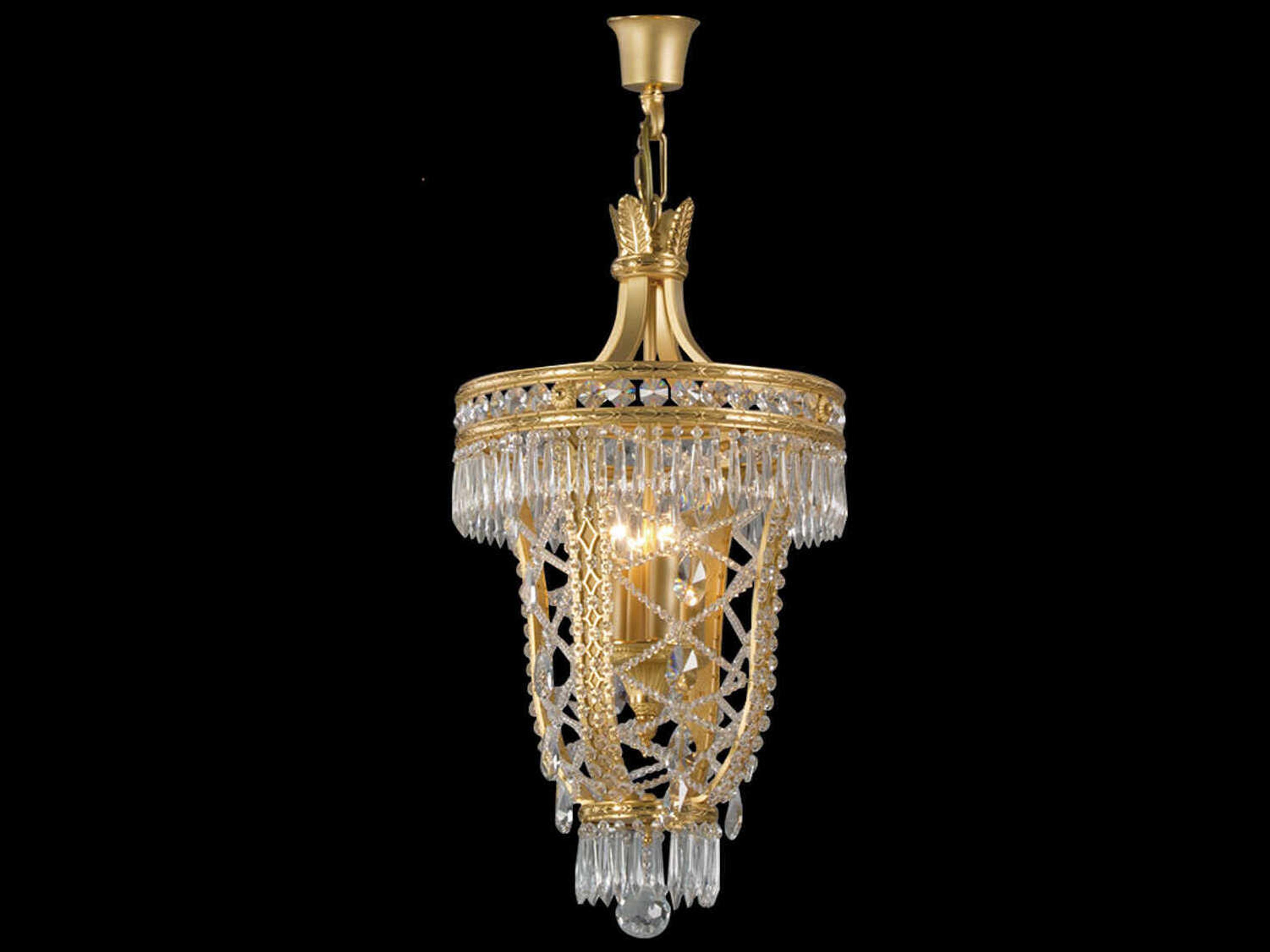 Mariner Luxury 3-Light French Gold Traditional Pendant