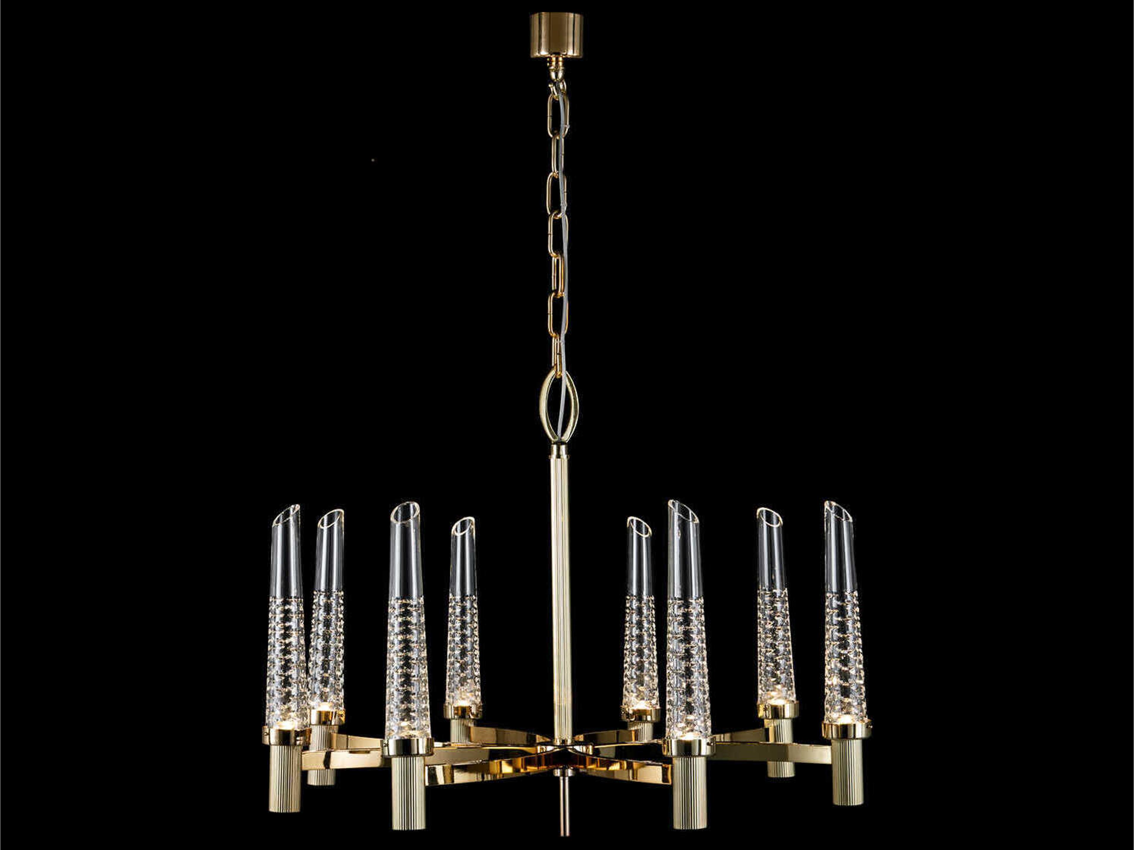 Mariner Luxury 8-Light Polished Brass Chandelier