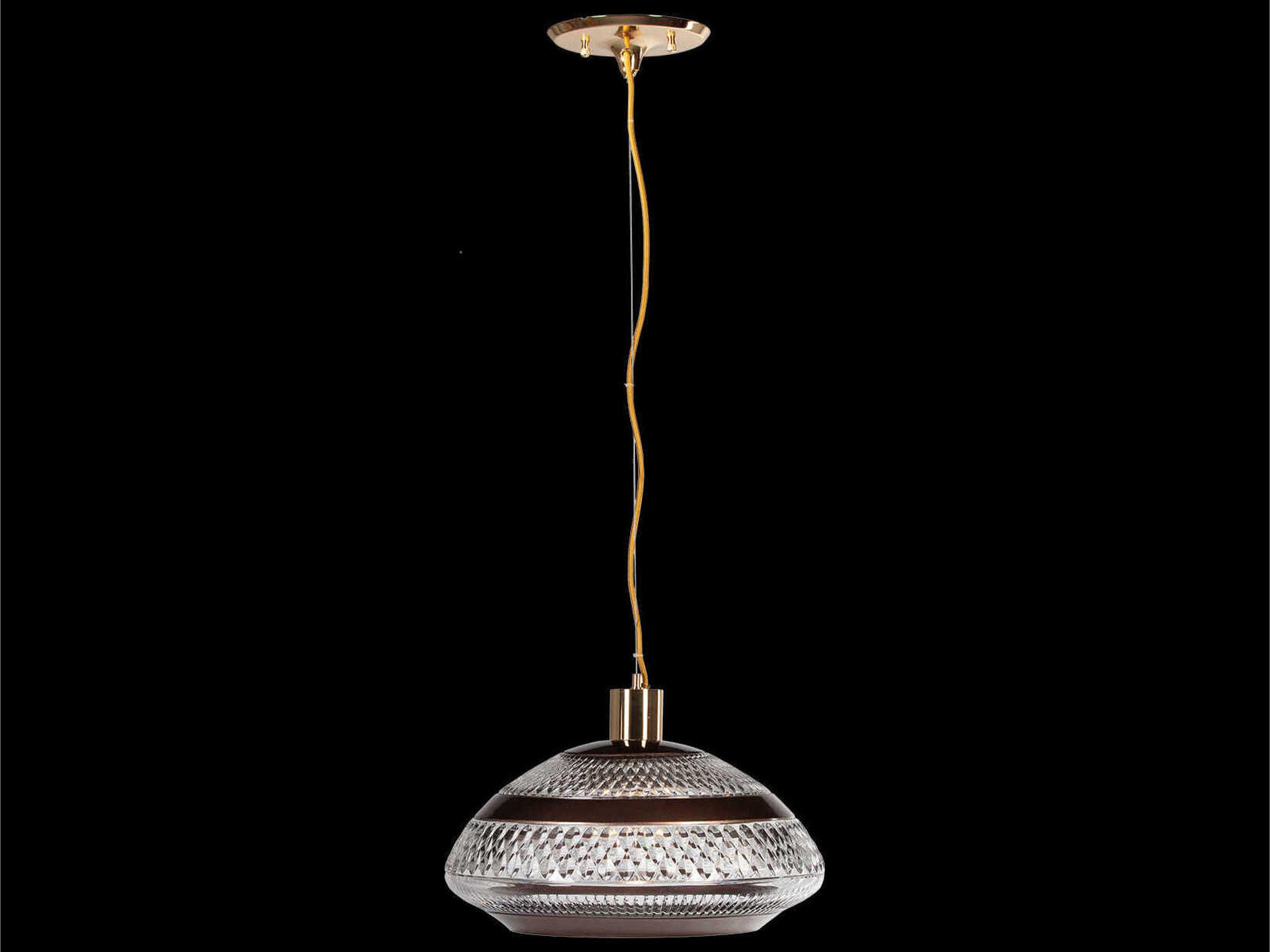 Mariner Luxury 1-Light Polished Brass Dome Pendant