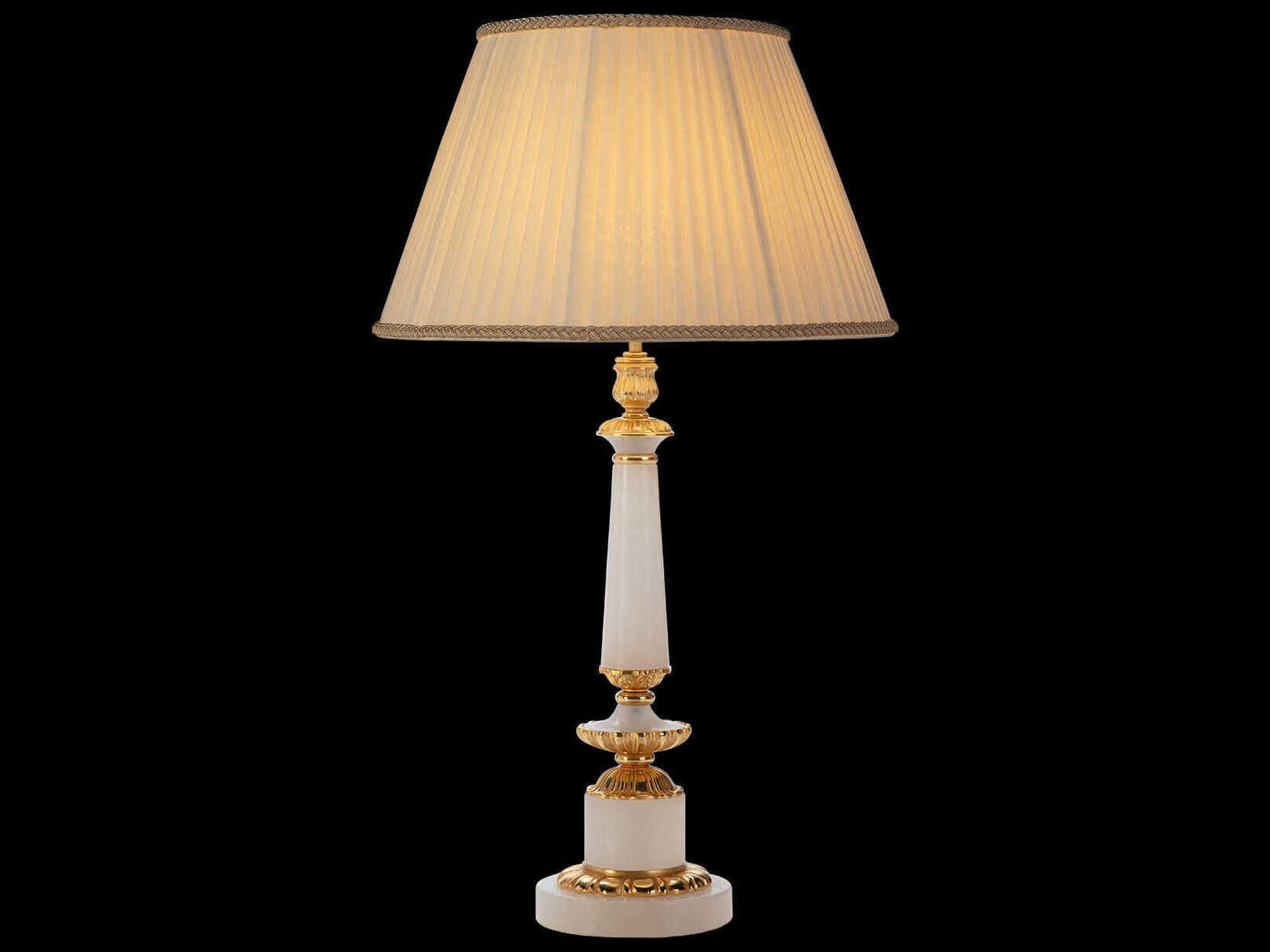 Mariner Luxury Antique Gold Plated Traditional Buffet Lamp