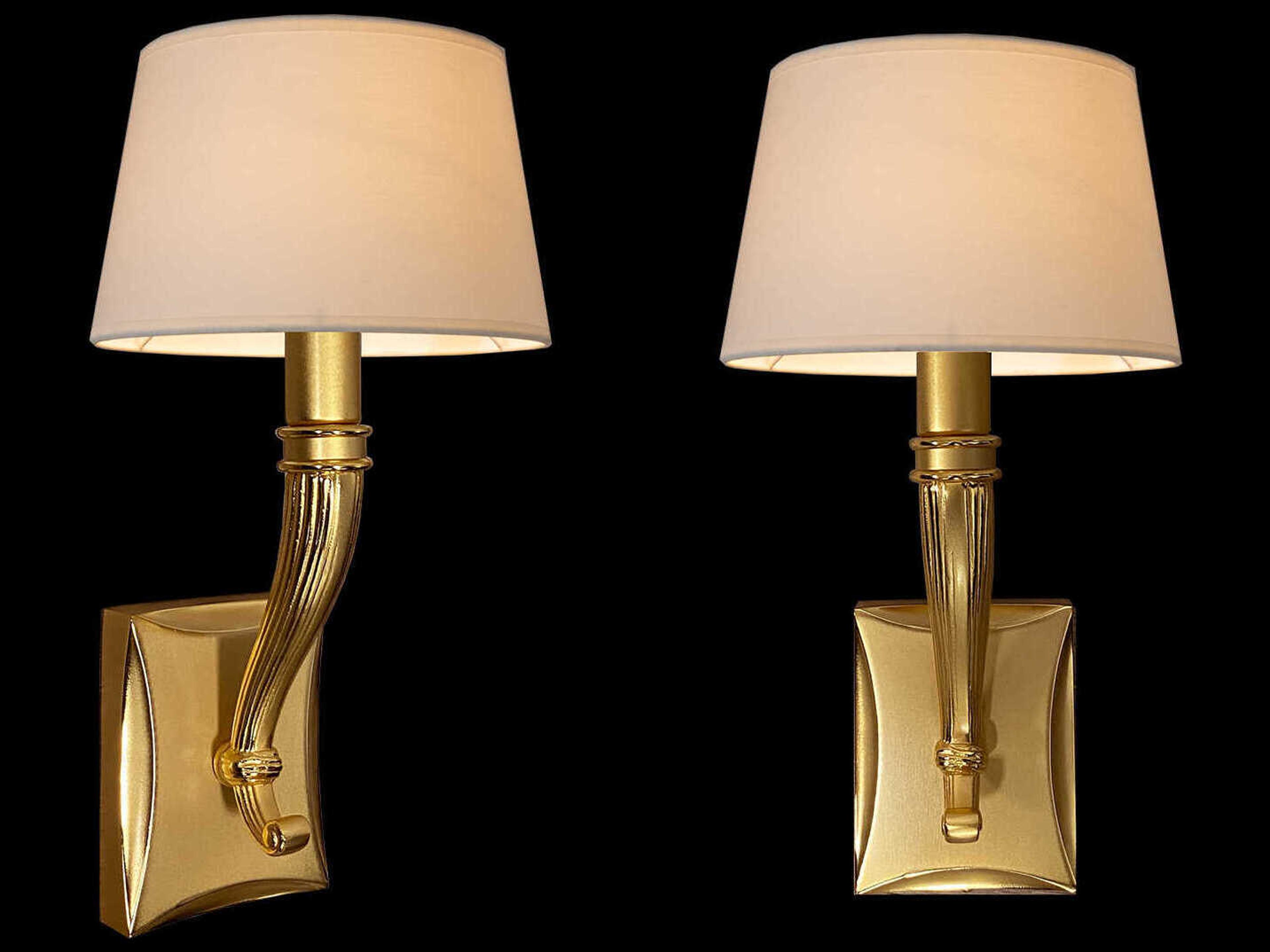 Mariner Luxury 1-Light Antique Gold Plated Traditional Wall Sconce