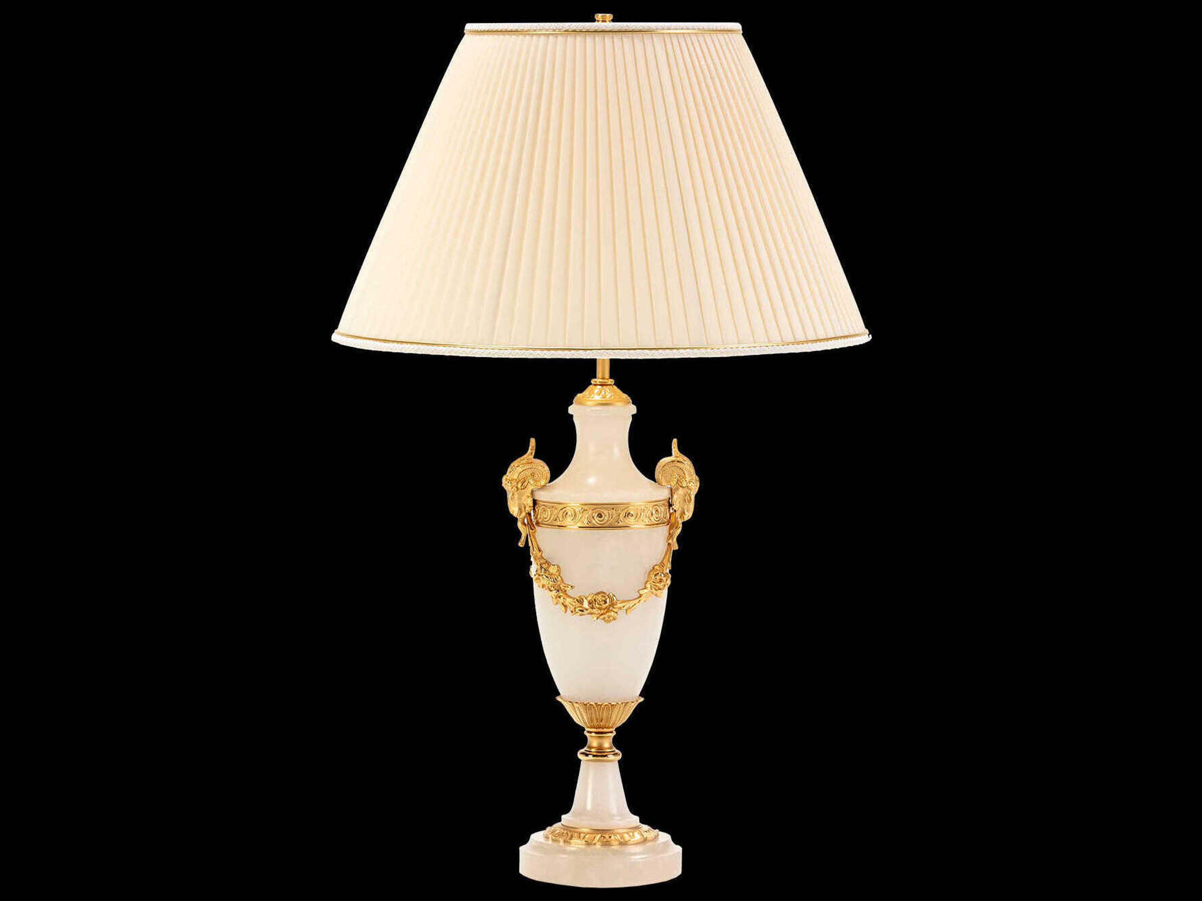Mariner Luxury Antique Gold Plated Traditional Buffet Lamp