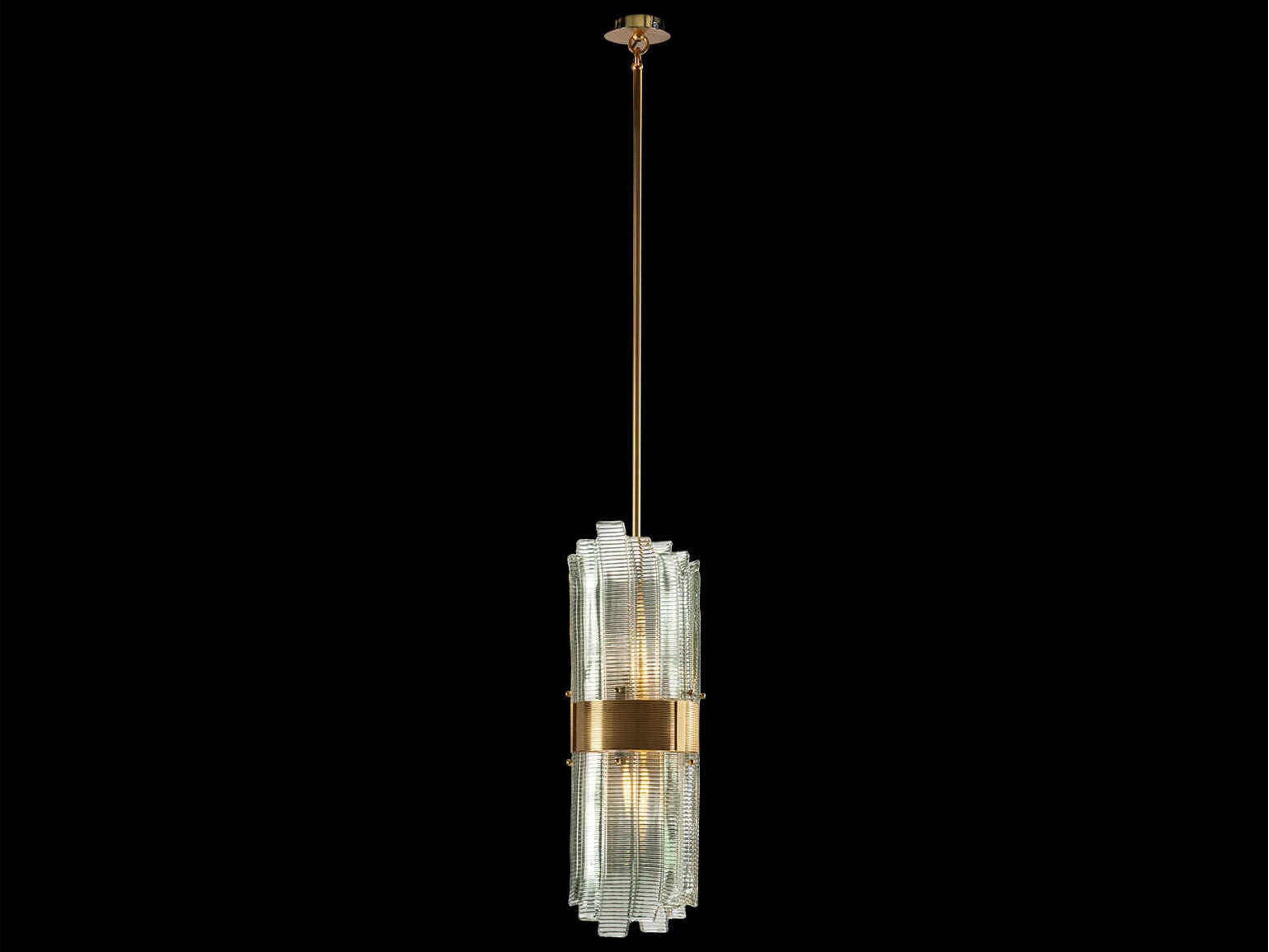 Mariner Luxury 4-Light Antique Gold Plated Cylinder Mini Pendant