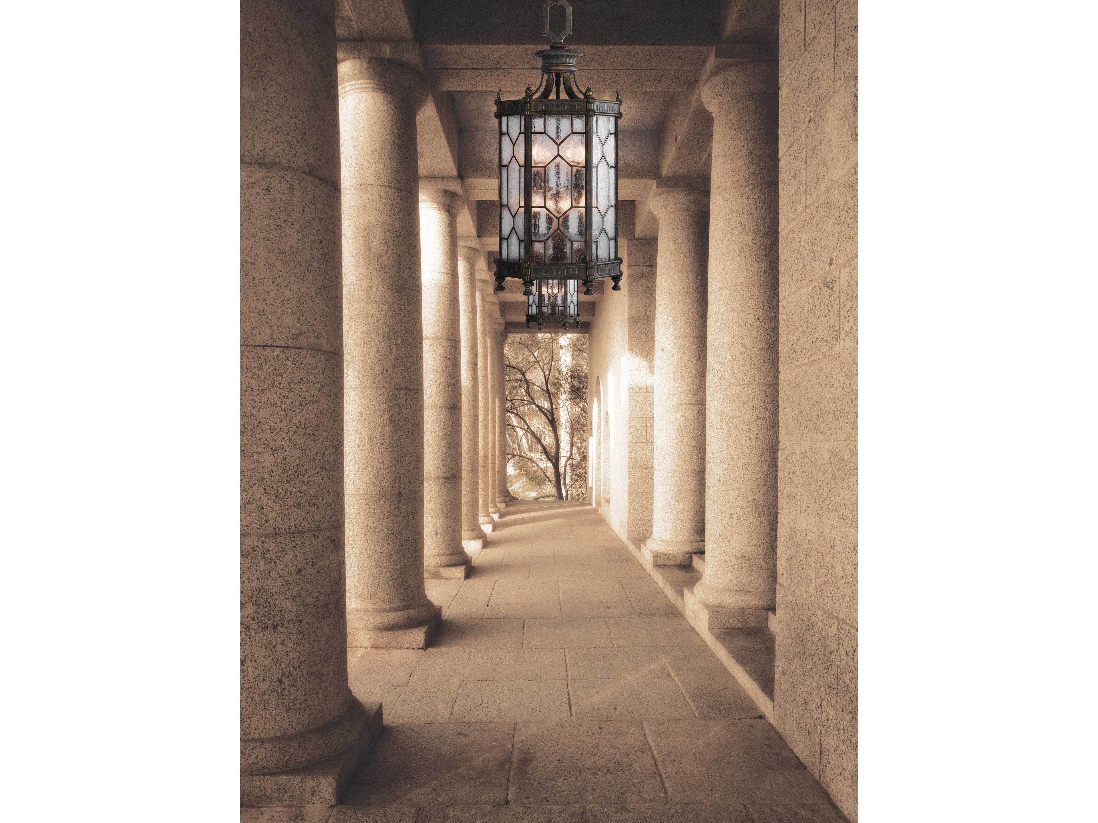 Fine Art Handcrafted Lighting Devonshire 8 - Light Outdoor Hanging Light