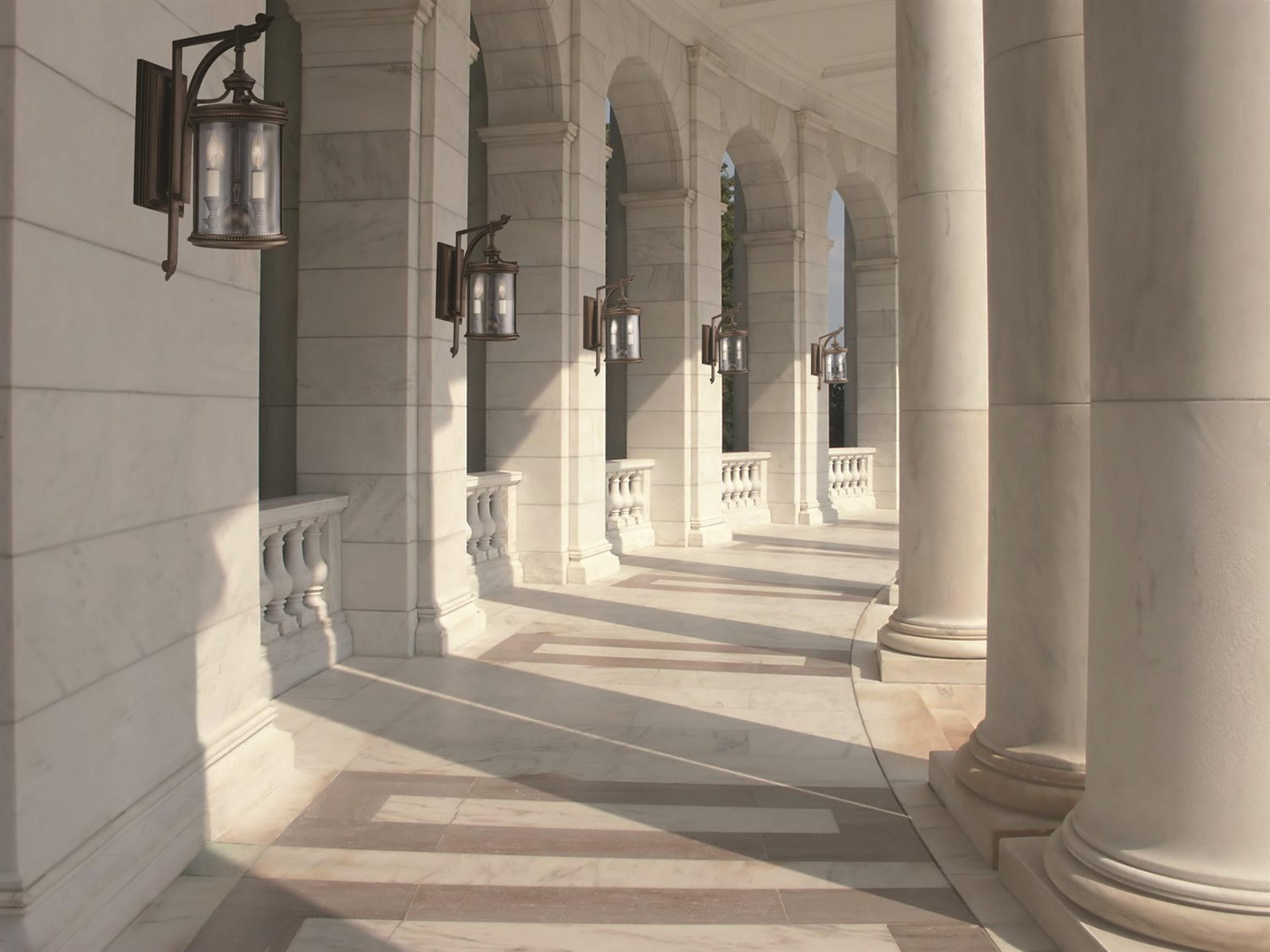 Fine Art Handcrafted Lighting Louvre 2 - Light Outdoor Wall Light