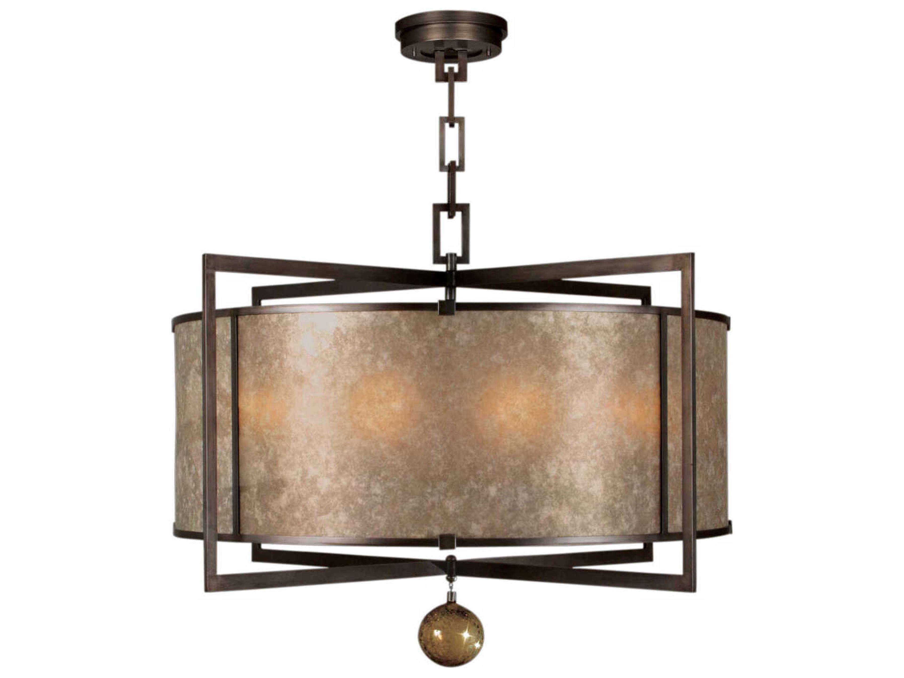 Singapore Moderne Eight Light Pendant a Contemporary Fixture
