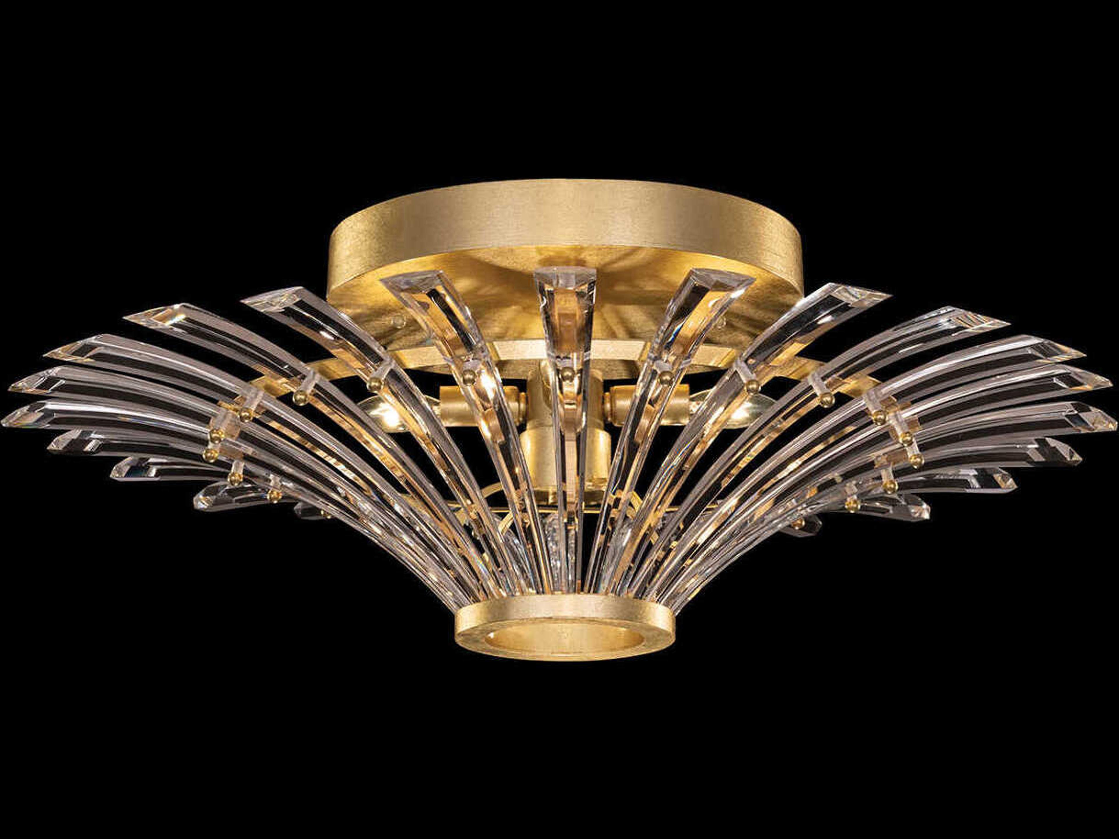 Fine Art Handcrafted Lighting Trevi 4-Light Flush Mount