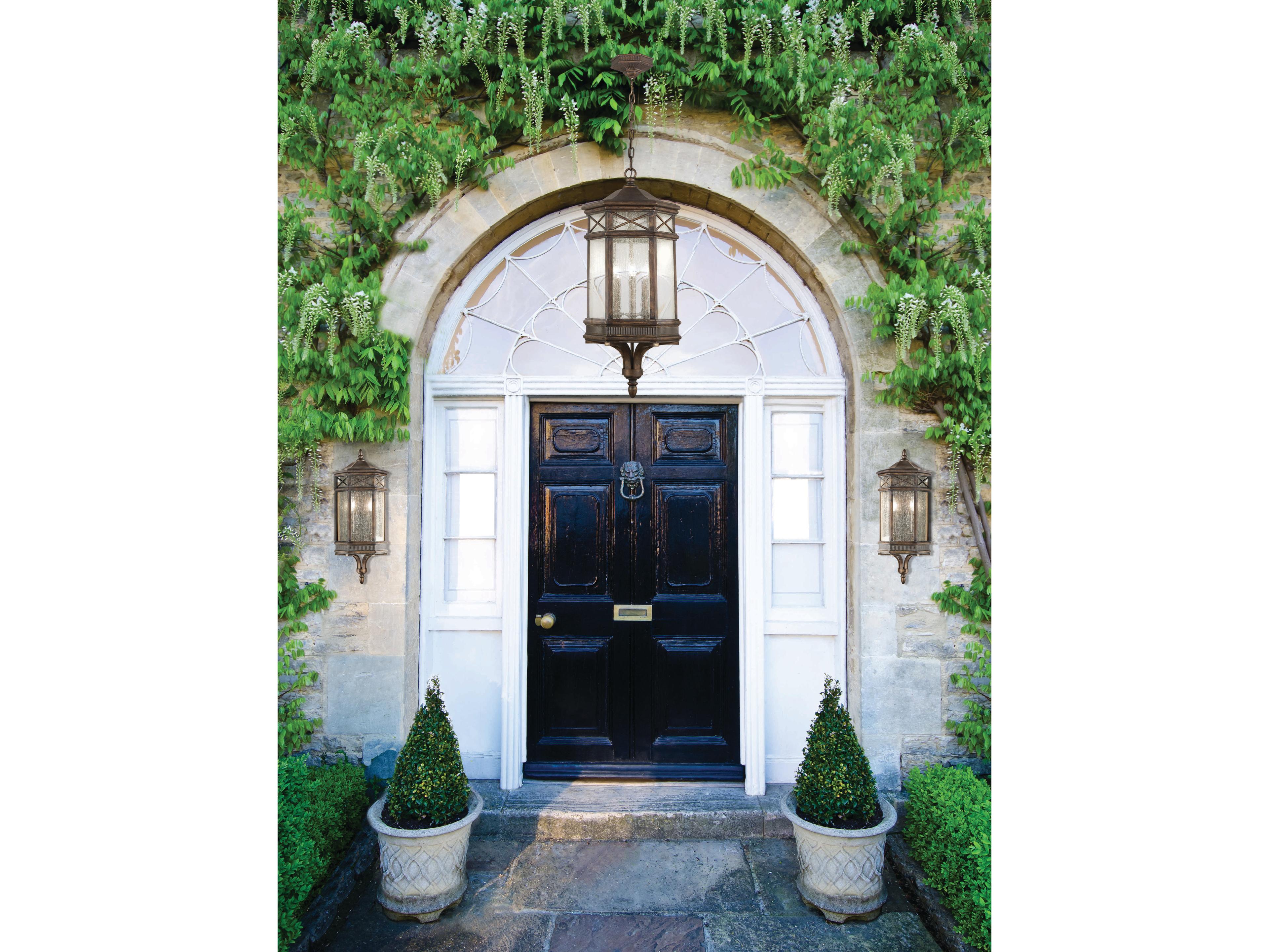 Fine Art Handcrafted Lighting Holland Park 3 - Light Outdoor Hanging Light